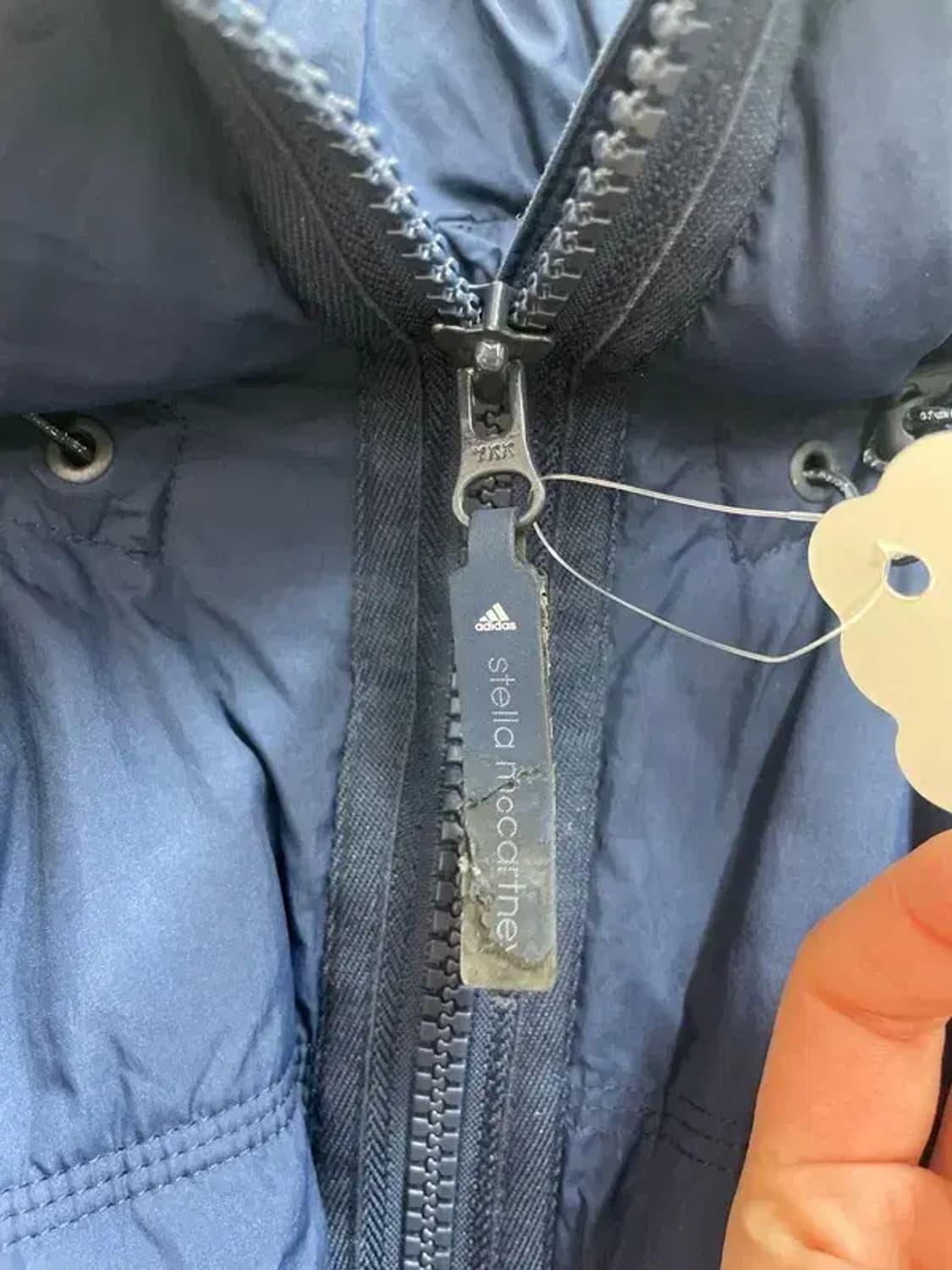 85 아디다스X스텔라 매카트니 하이넥 스트링 마스크 온 2WAY 패딩 상품이미지5