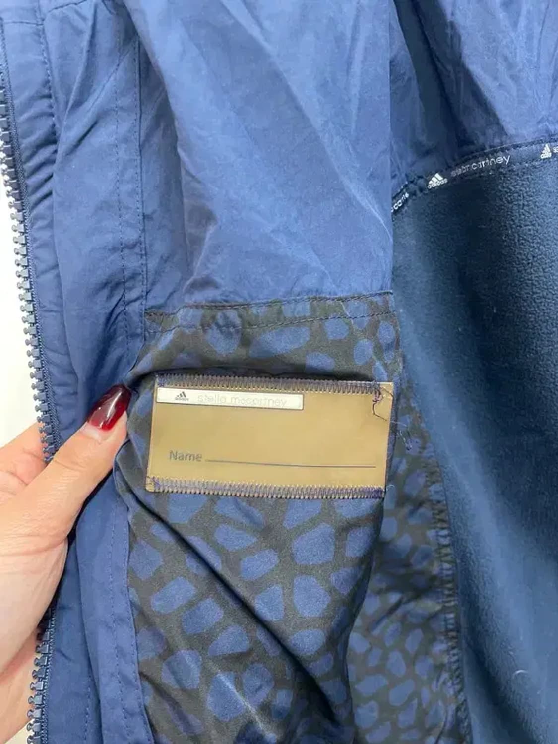 85 아디다스X스텔라 매카트니 하이넥 스트링 마스크 온 2WAY 패딩 상품이미지8