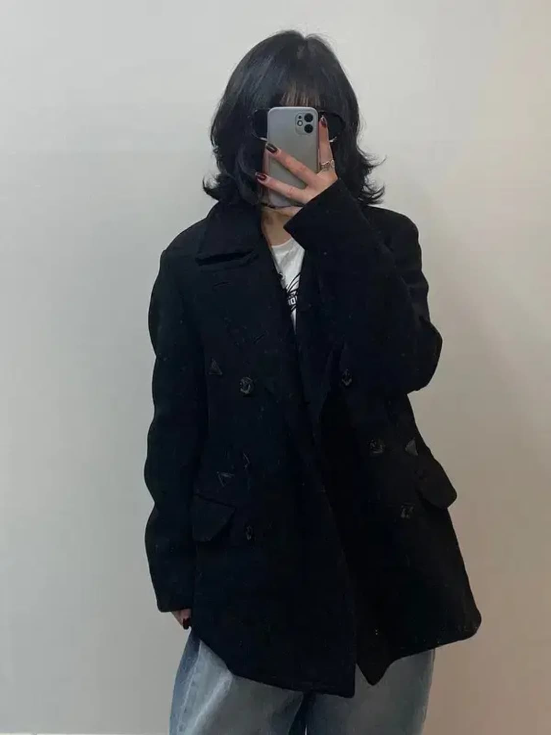 미디움 비바스튜디오 콜렉션 더블브레스티드 피코트 상품이미지1