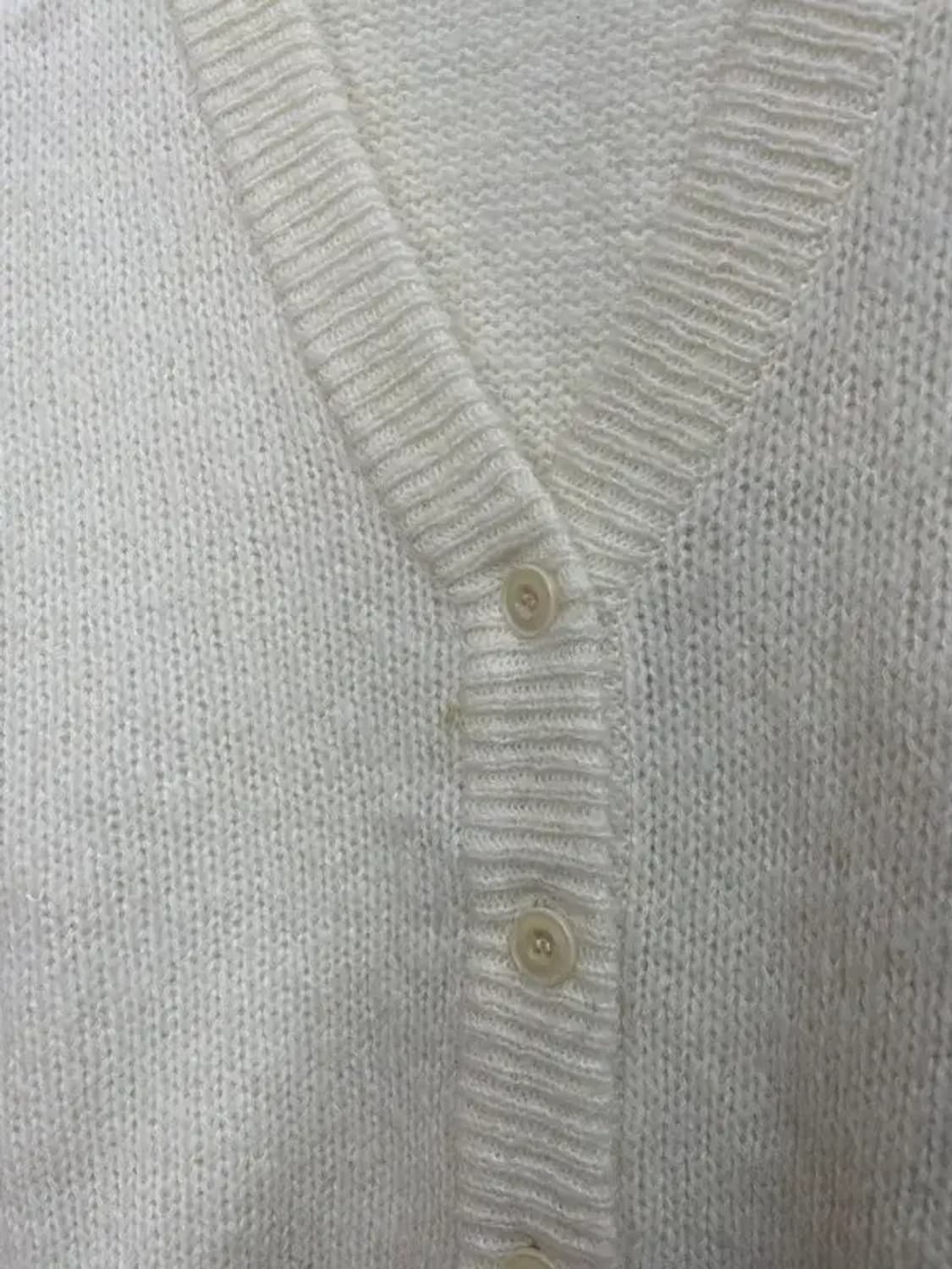 미디움 인사일런스 데미지 랩 가디건 아이보리 상품이미지5