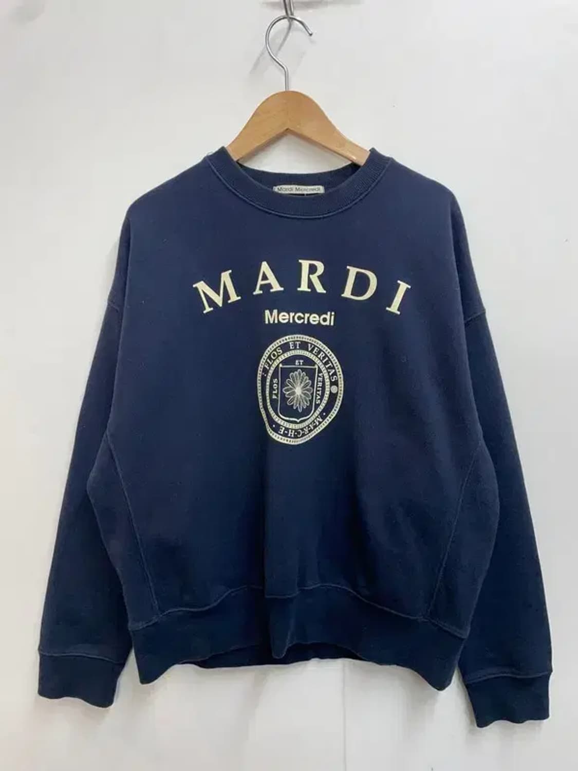 프리 마르디 메크르디 빅로고 스웨트셔츠 맨투맨 네이비 상품이미지2