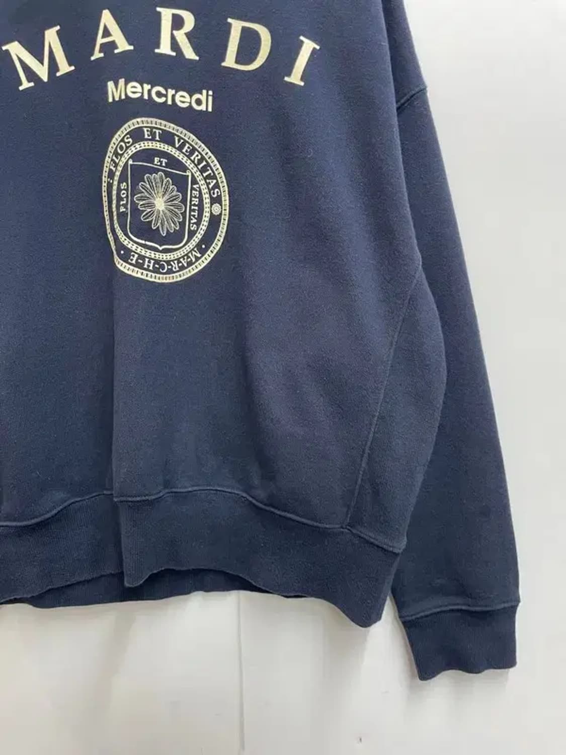 프리 마르디 메크르디 빅로고 스웨트셔츠 맨투맨 네이비 상품이미지3