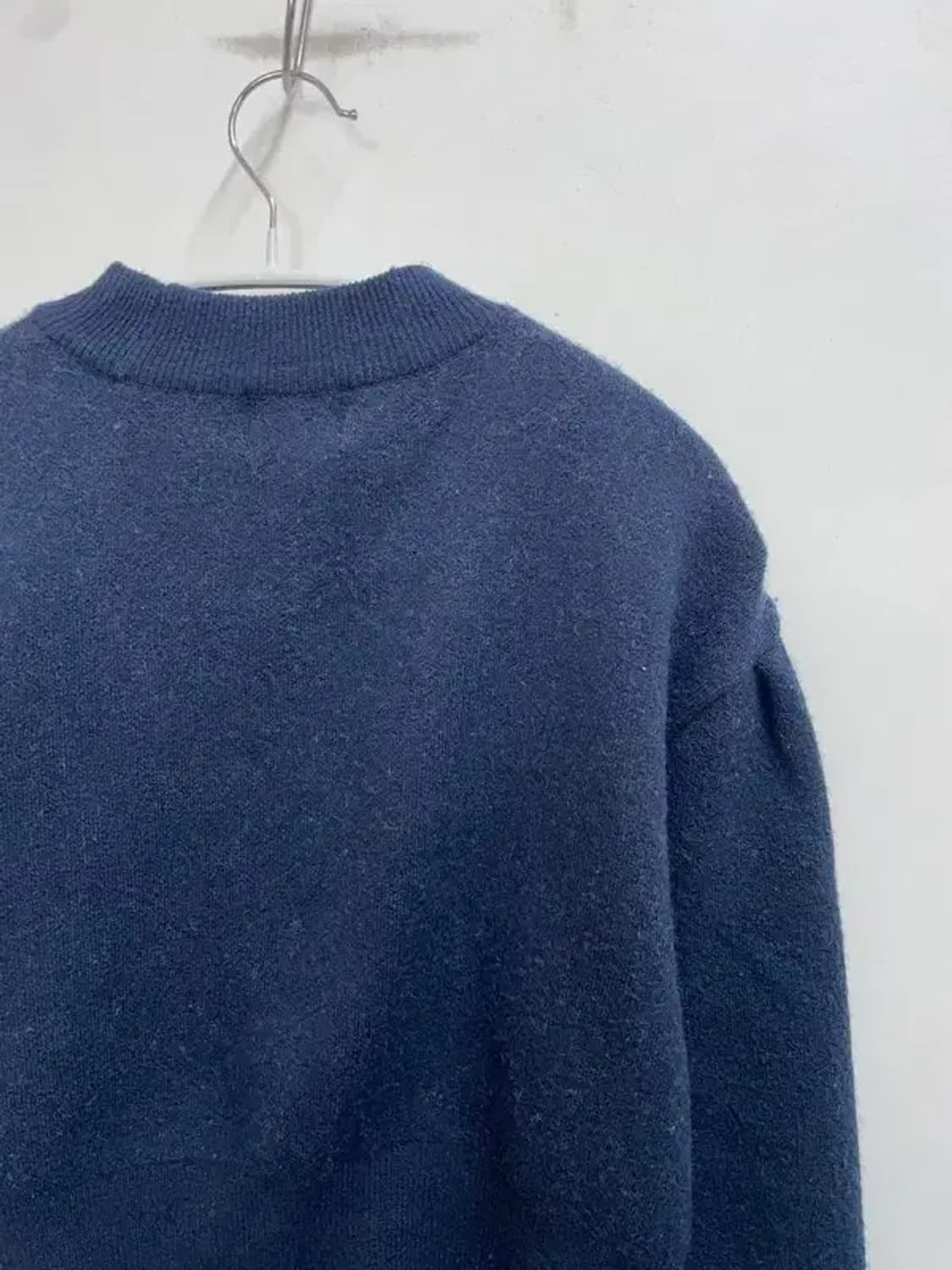 프리 마리떼 프랑소와 저버 클래식 로고 니트 풀오버 네이비 상품이미지10