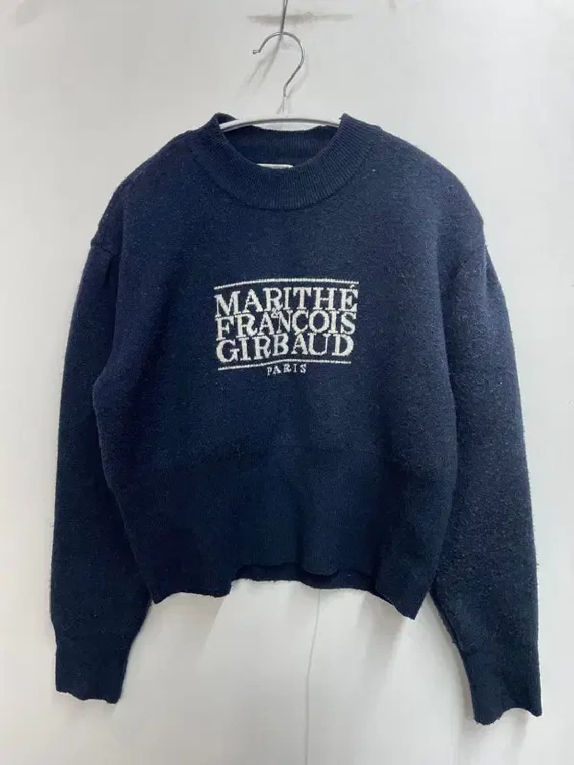 프리 마리떼 프랑소와 저버 클래식 로고 니트 풀오버 네이비 상품이미지2