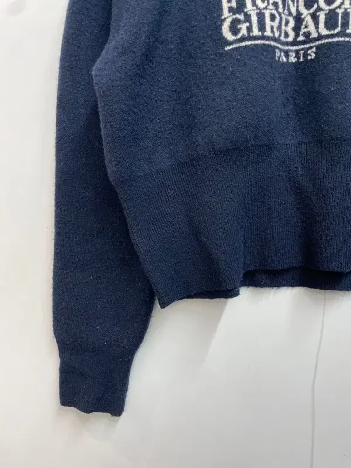 프리 마리떼 프랑소와 저버 클래식 로고 니트 풀오버 네이비 상품이미지3