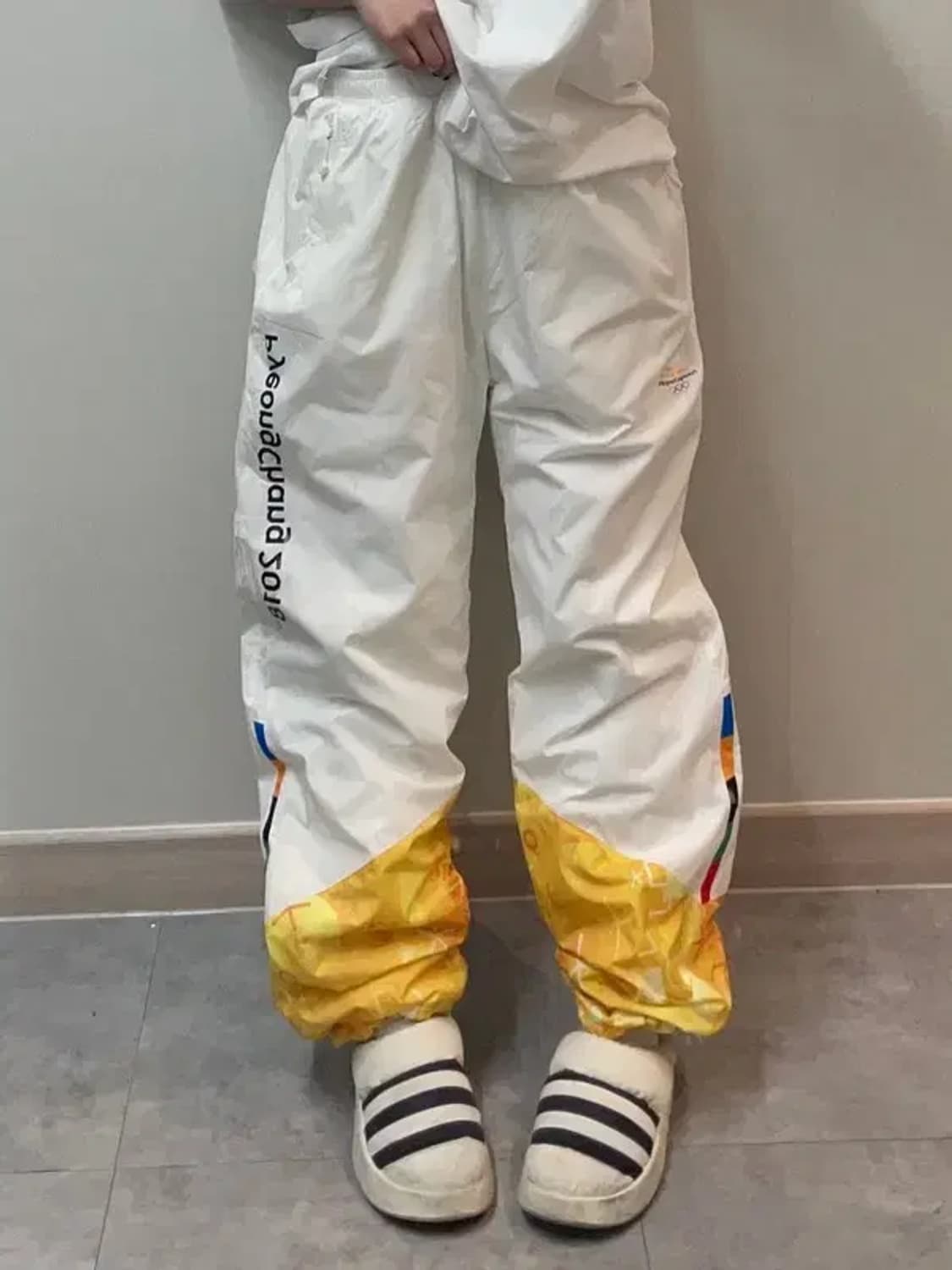 새상품 노스페이스 2018 평창올림픽 스펠아웃 프린팅 스키복 패디드 팬츠 상품이미지1