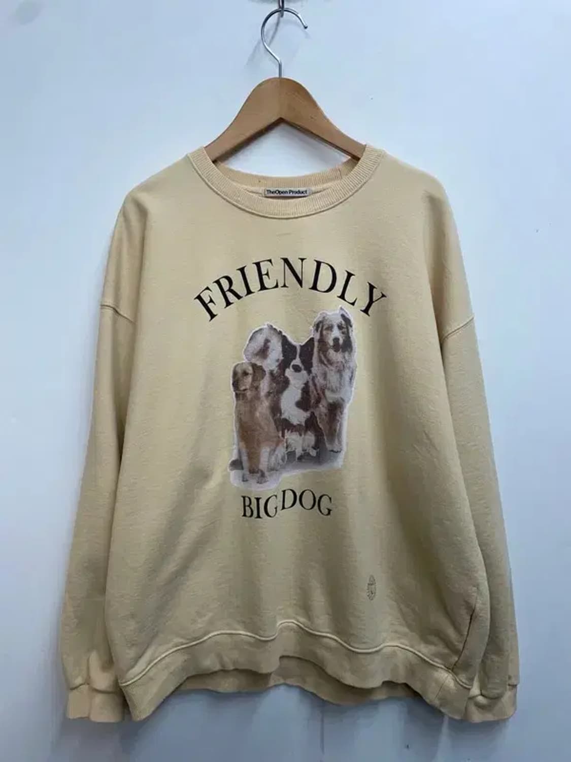 프리 더오픈프로덕트 도그 프린팅 맨투맨 스웨트셔츠 상품이미지2