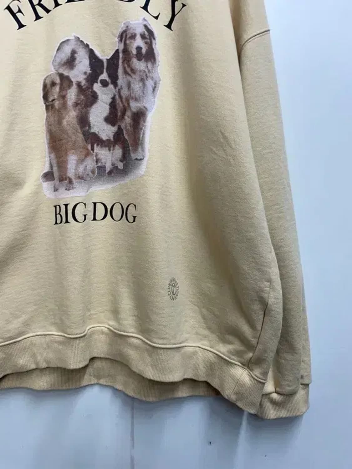 프리 더오픈프로덕트 도그 프린팅 맨투맨 스웨트셔츠 상품이미지3