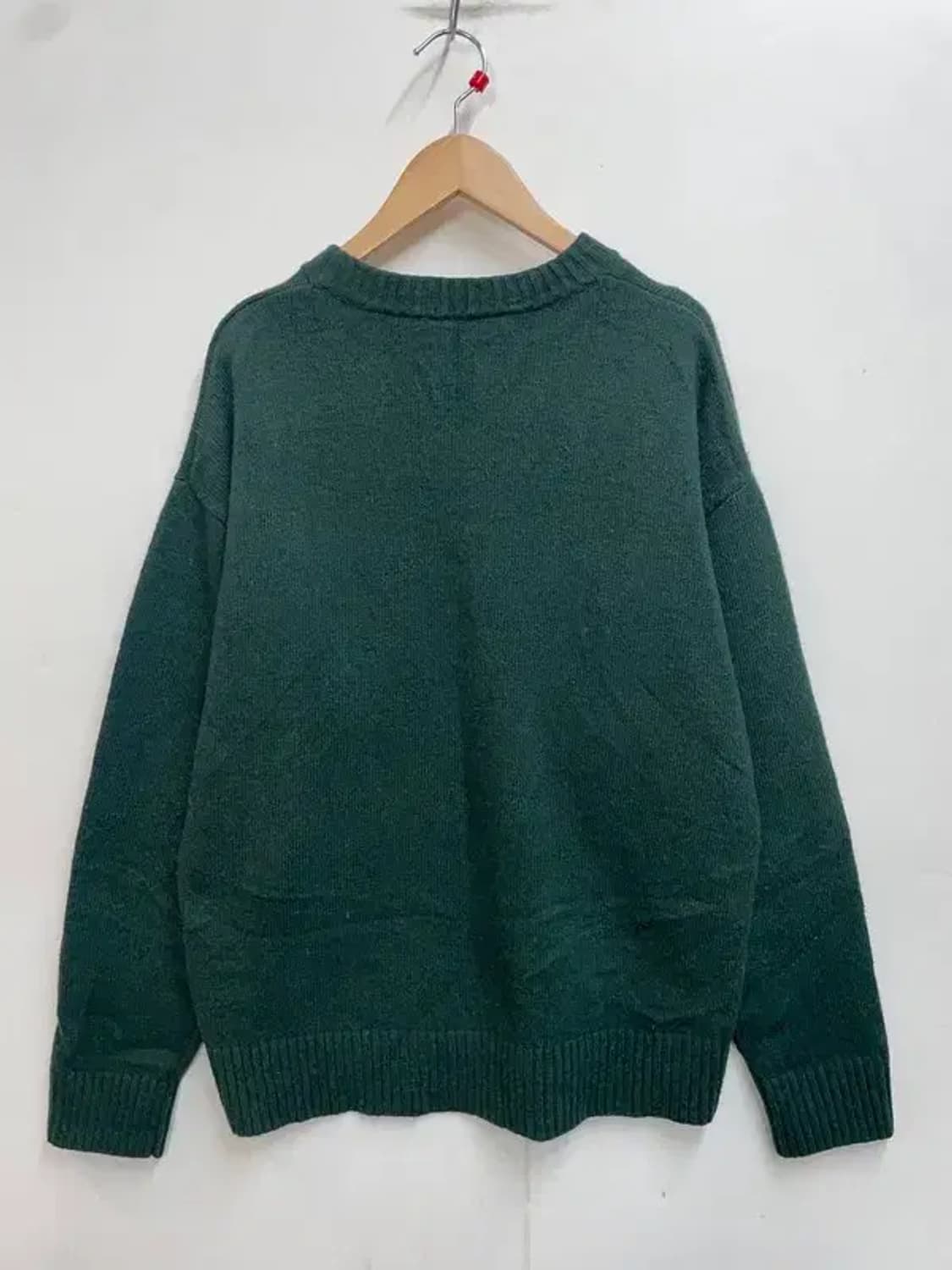 스몰 Lee 리 빅 트위치 로고 니트 그린 상품이미지7