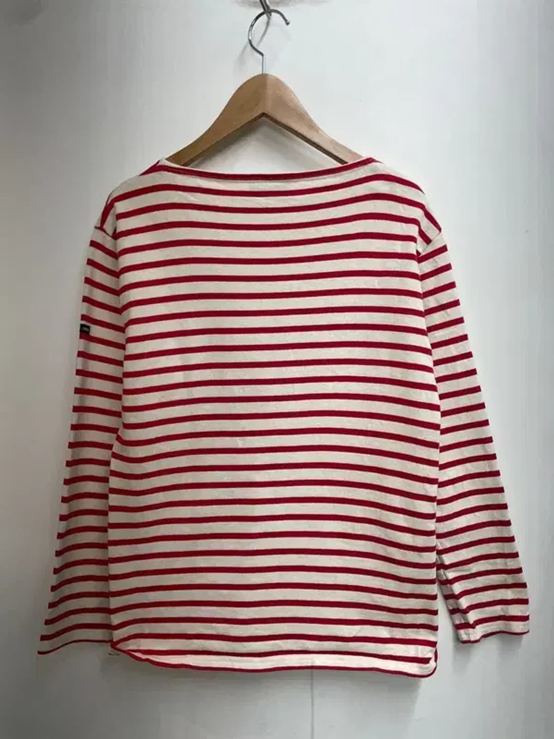 세인트 제임스 오버핏 레드 스트라이프 긴팔티 상품이미지8