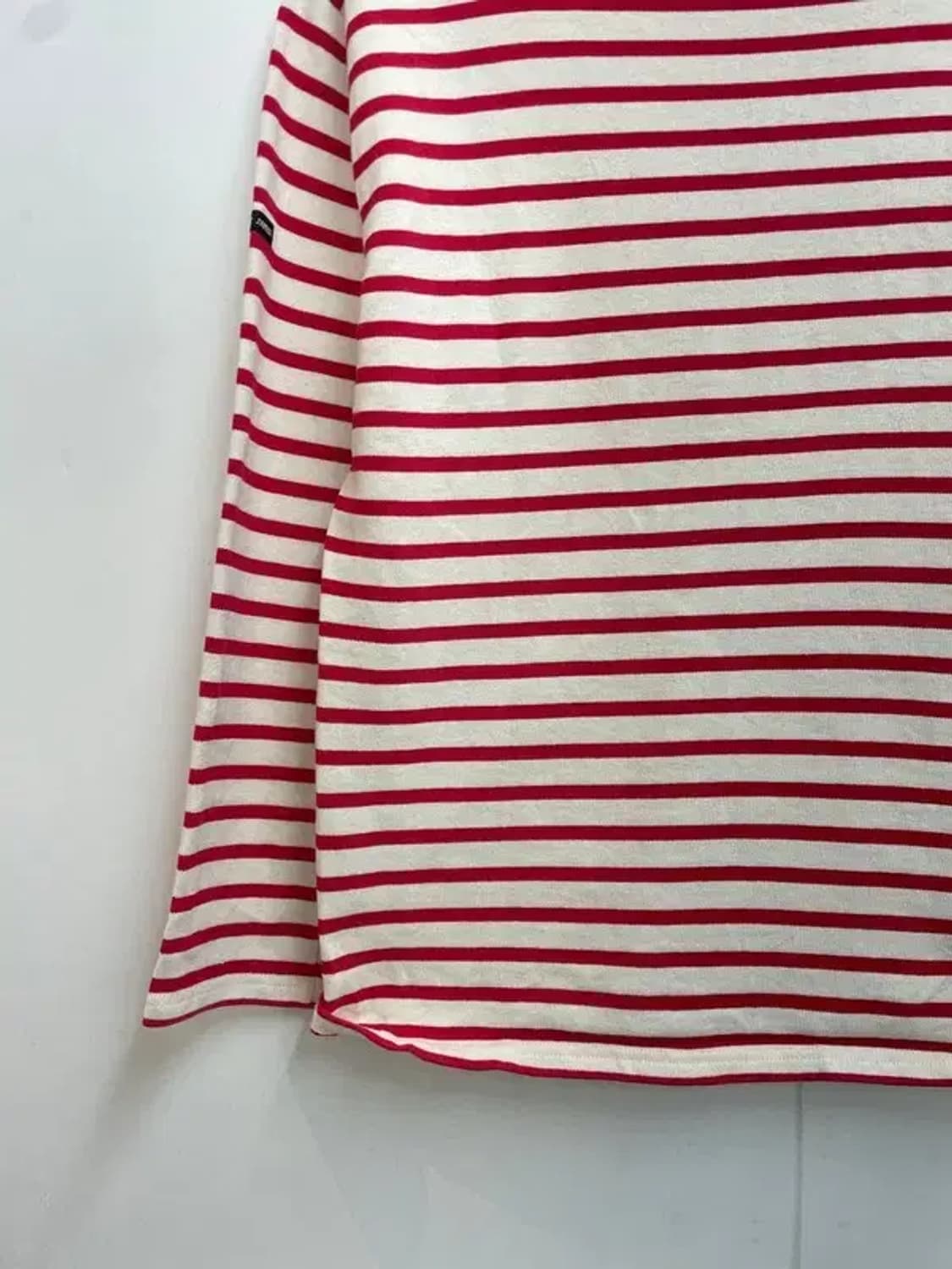 세인트 제임스 오버핏 레드 스트라이프 긴팔티 상품이미지9