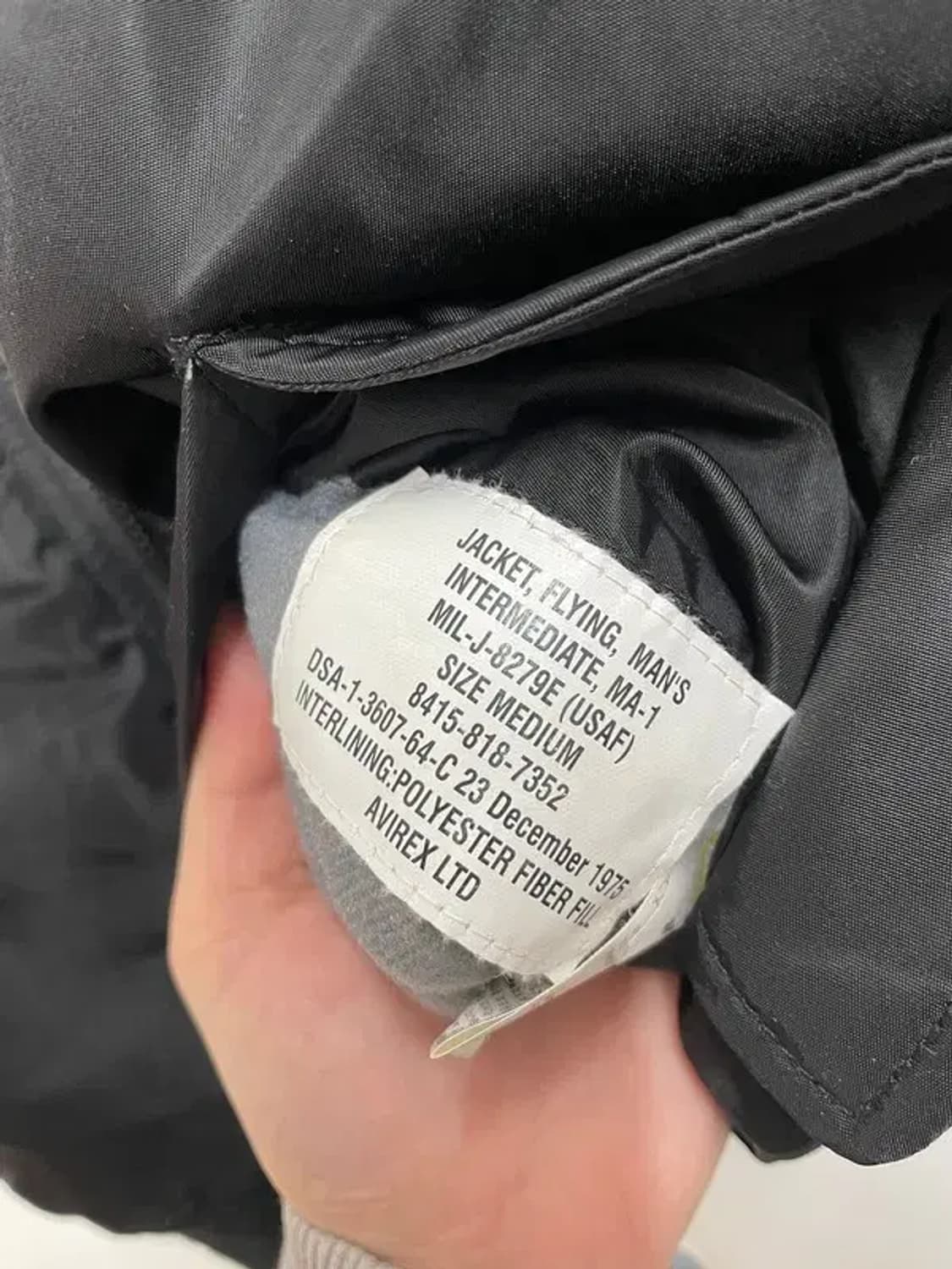 미디움 아비렉스 Avirex MA-1 플라이트 자켓 상품이미지7