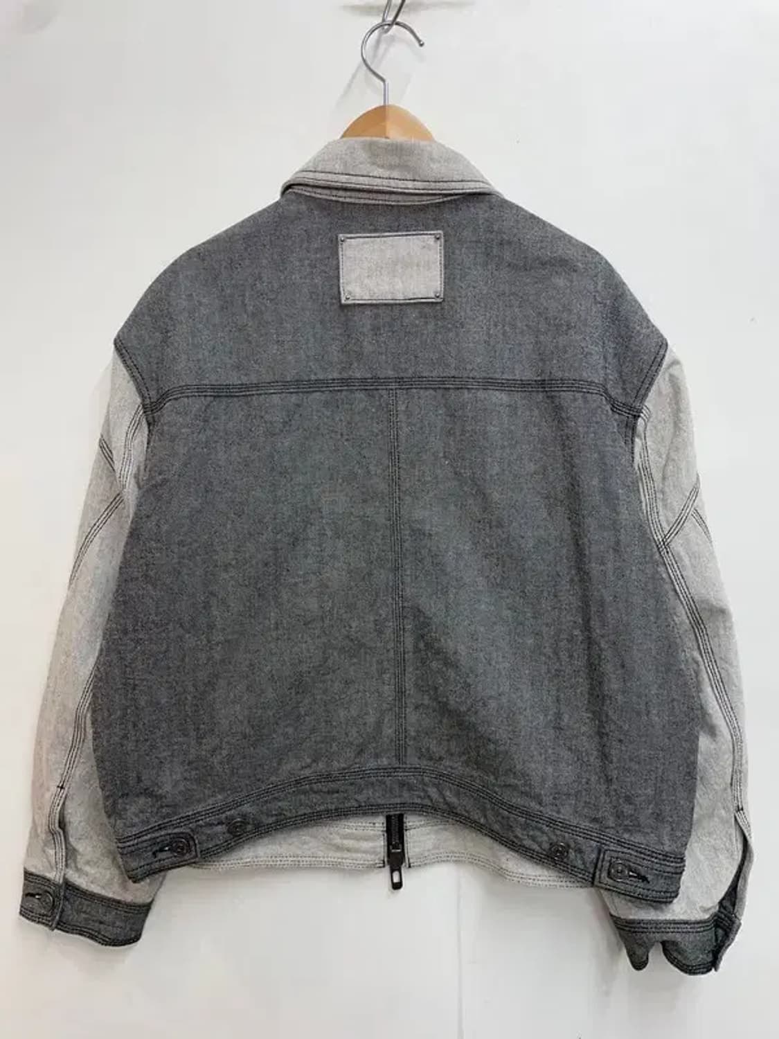 라지 메종미네드 오버핏 투톤 데님 자켓 상품이미지8