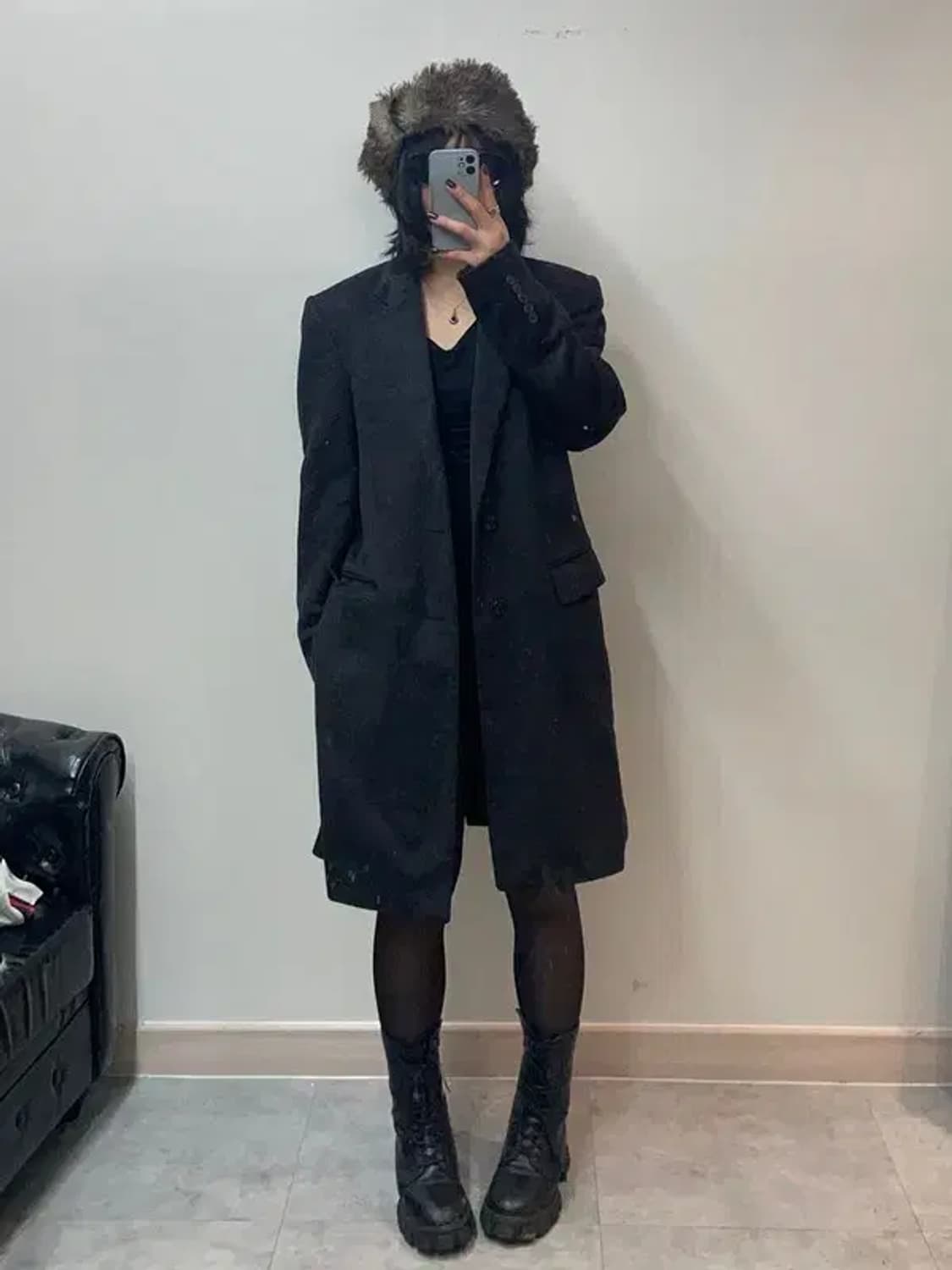 타임 옴므 캐시미어 체스터필드 롱 코트 상품이미지1