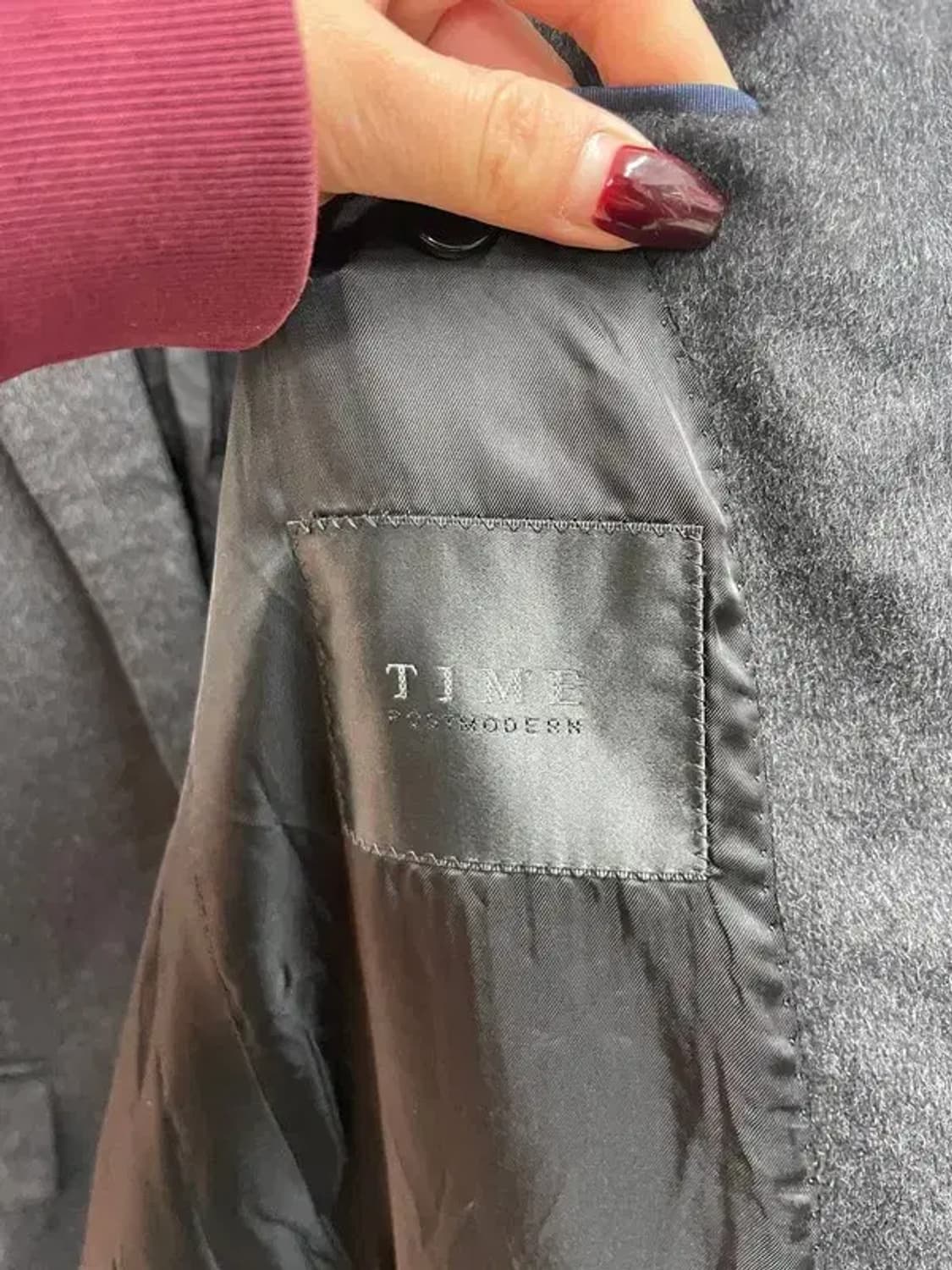 타임 옴므 캐시미어 체스터필드 롱 코트 상품이미지7