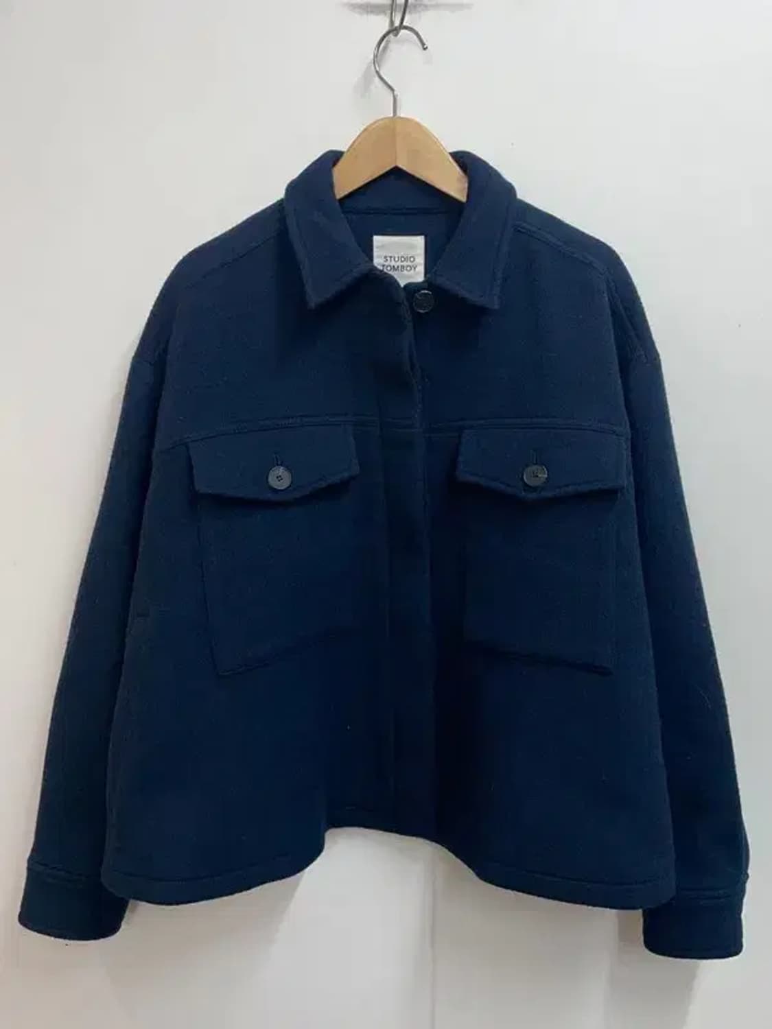스튜디오 톰보이 오버사이즈 포켓 숏 자켓 상품이미지2