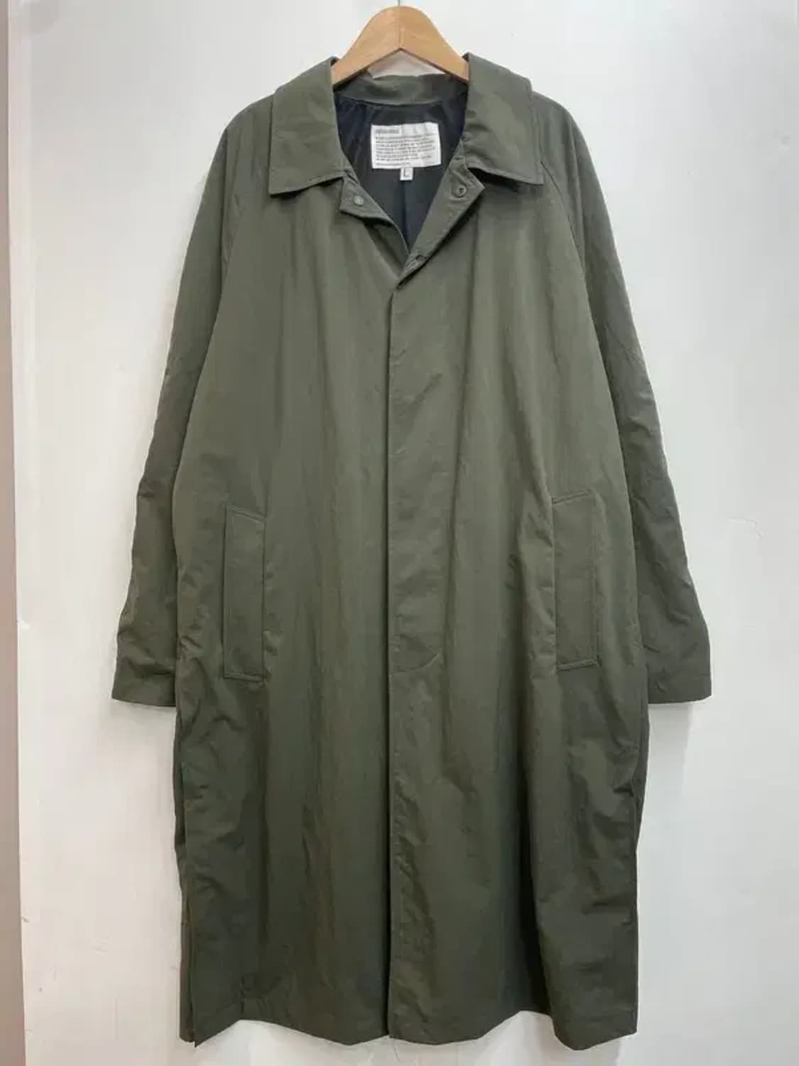 유니폼브릿지 싱글 오버핏 발마칸 코트 상품이미지2