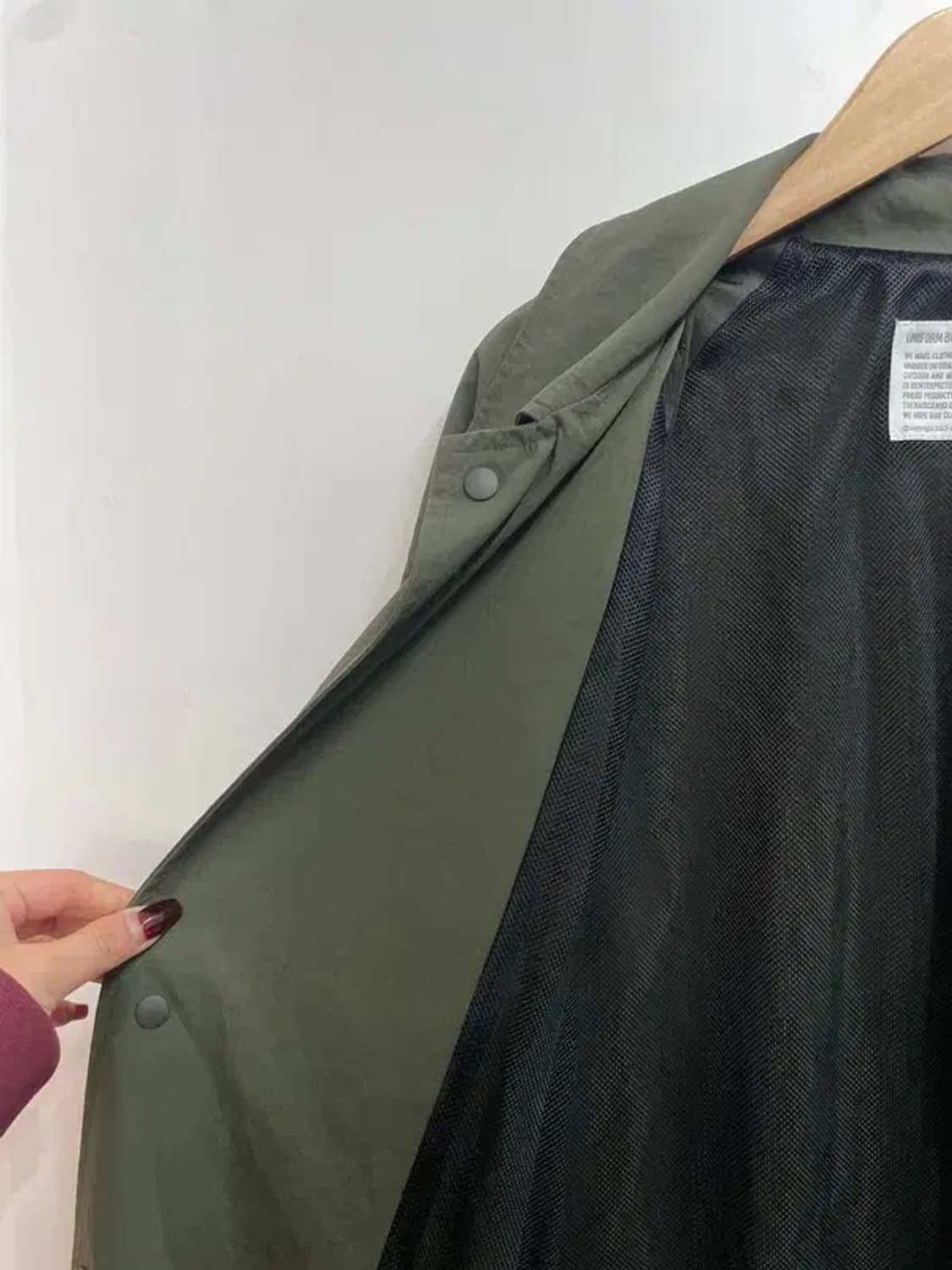 유니폼브릿지 싱글 오버핏 발마칸 코트 상품이미지6