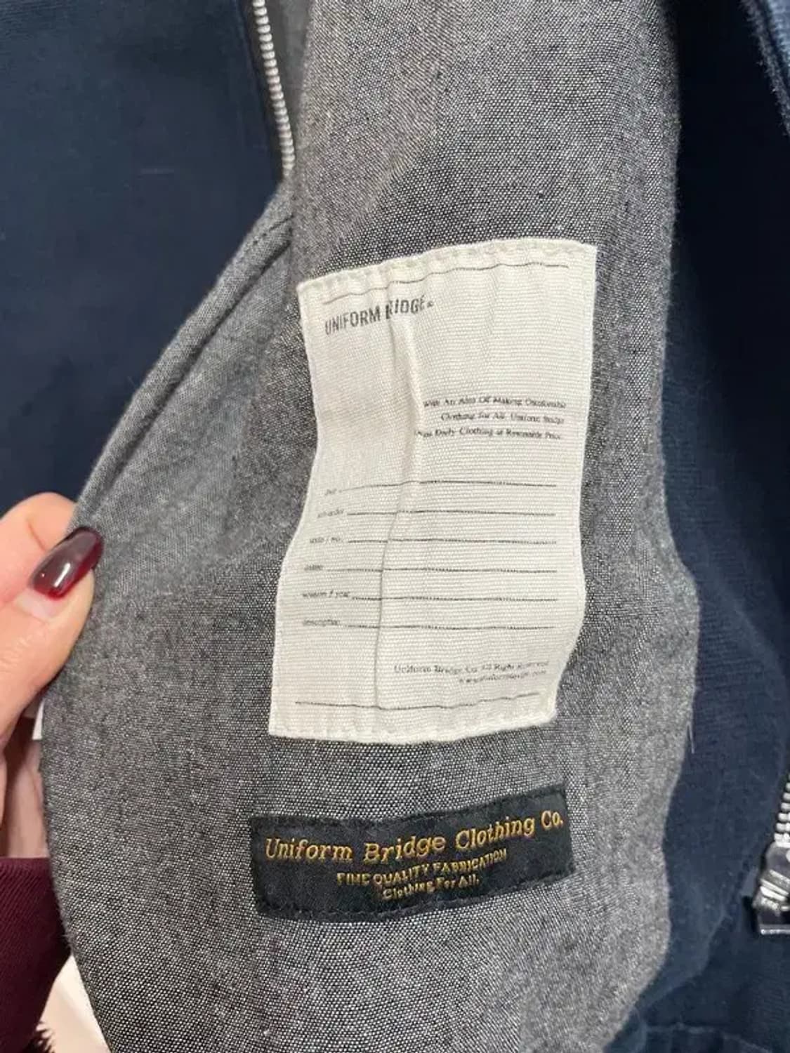 라지 유니폼브릿지 데님 오버핏 자켓 상품이미지6