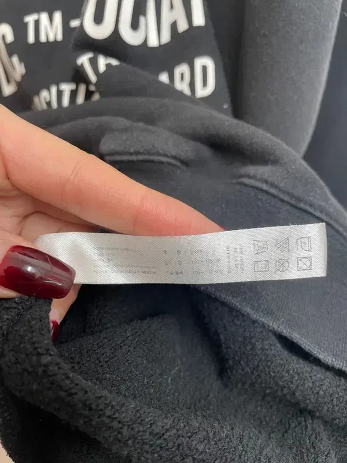 라지 lmc 오버핏 로고 맨투맨티셔츠 블랙 상품이미지6