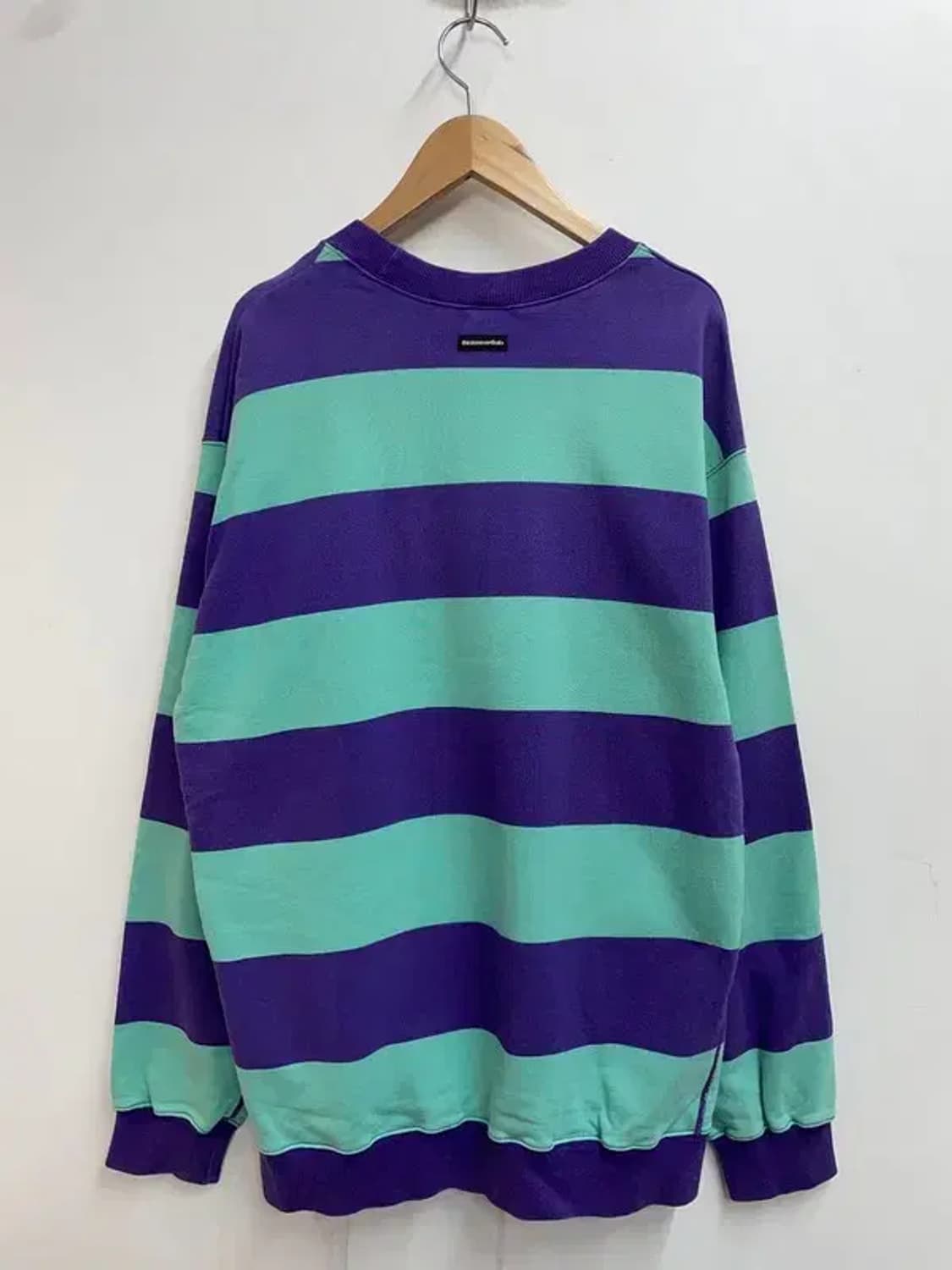 라지 디스이즈네버댓 오버핏 스트라이프 긴팔티셔츠 맨투맨 상품이미지8