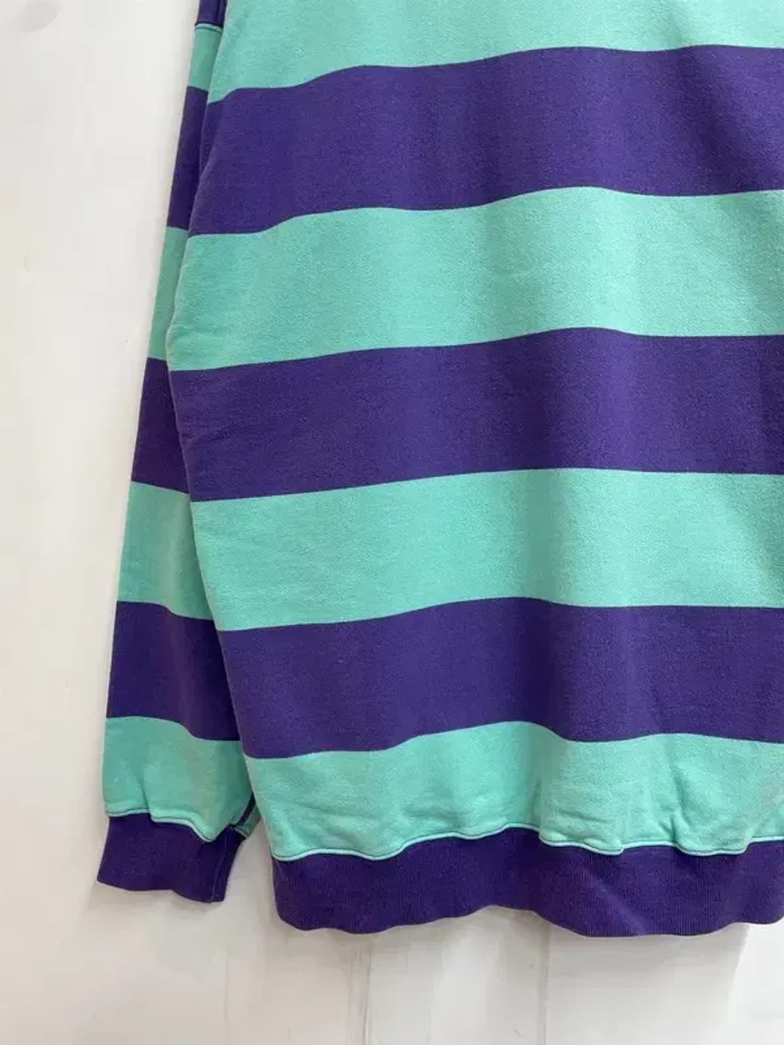 라지 디스이즈네버댓 오버핏 스트라이프 긴팔티셔츠 맨투맨 상품이미지9