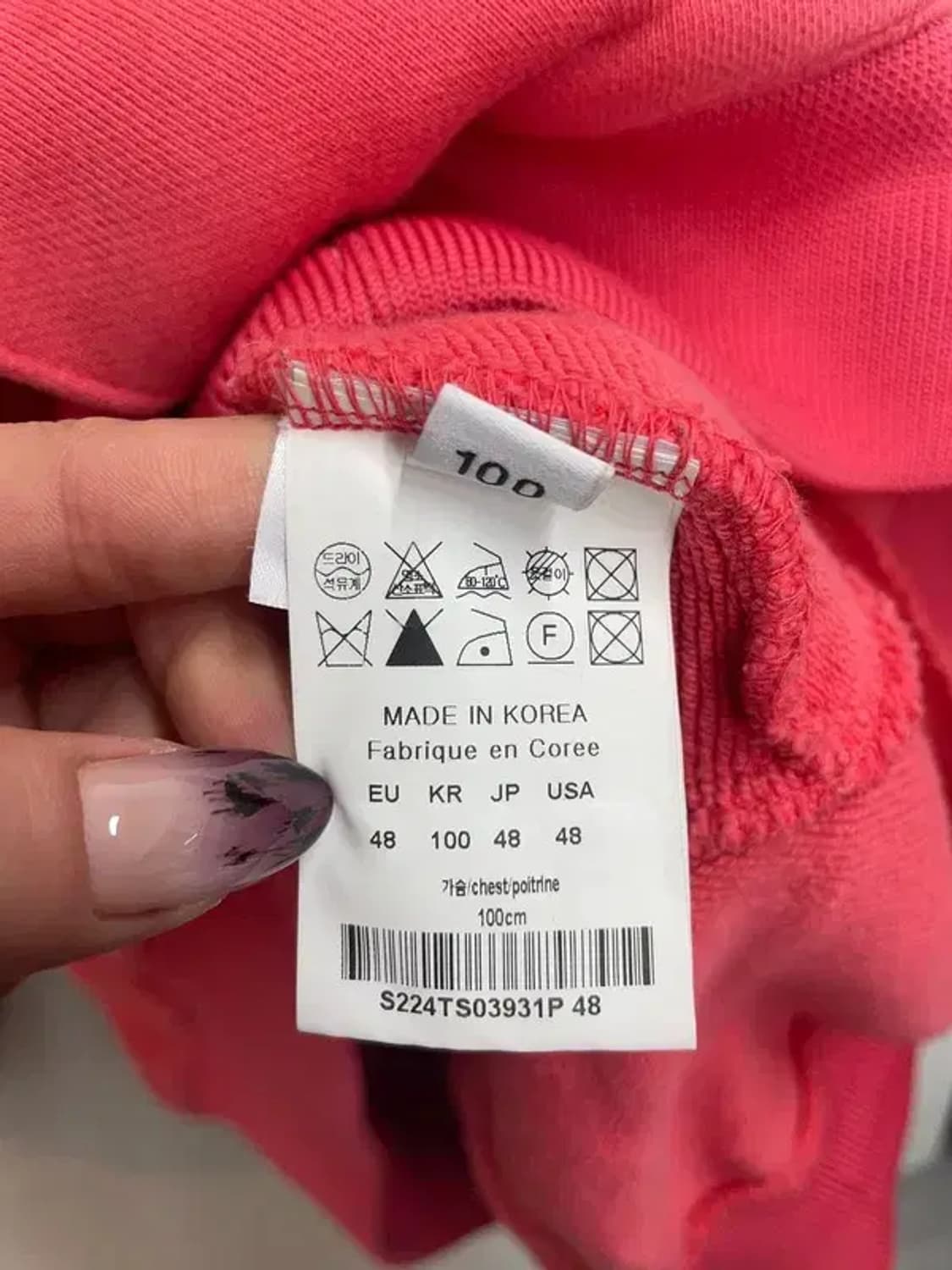 100 솔리드 옴므 NEW 스틸로고 오버핏 후드 후디 티셔츠 상품이미지4