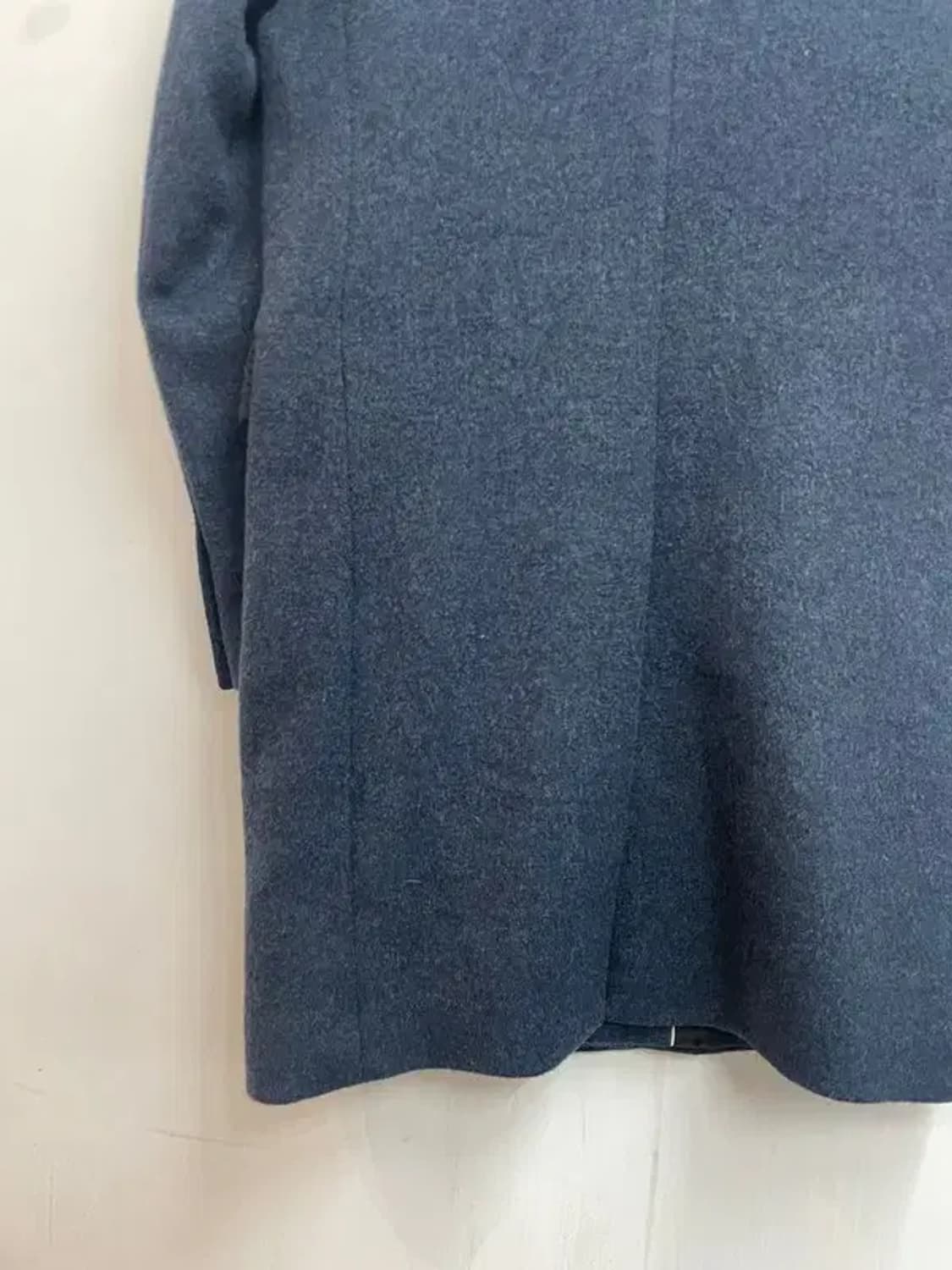 라지 앤더슨벨 개릿 롱 더블코트 오버핏 블루 상품이미지10