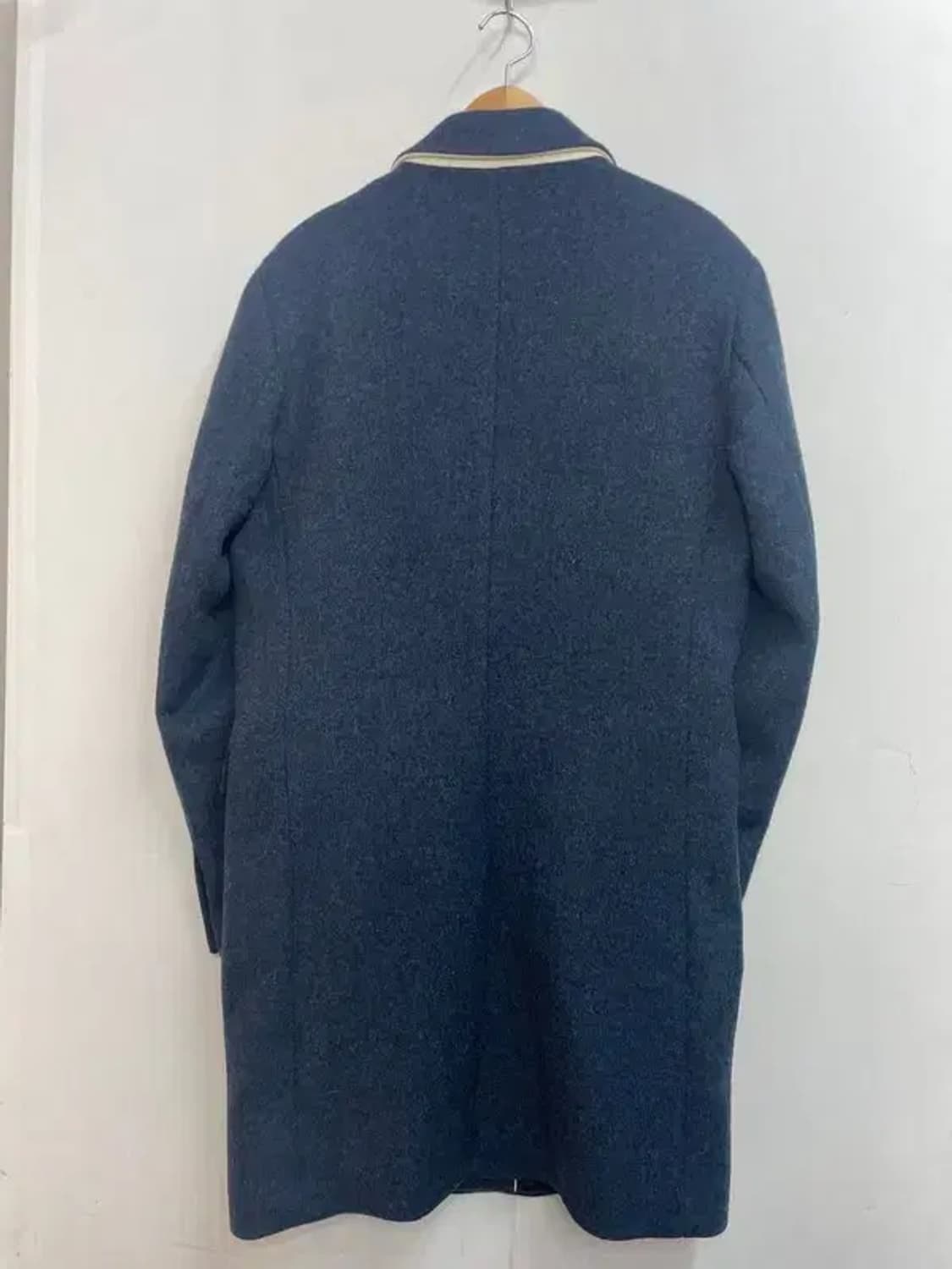 라지 앤더슨벨 개릿 롱 더블코트 오버핏 블루 상품이미지3