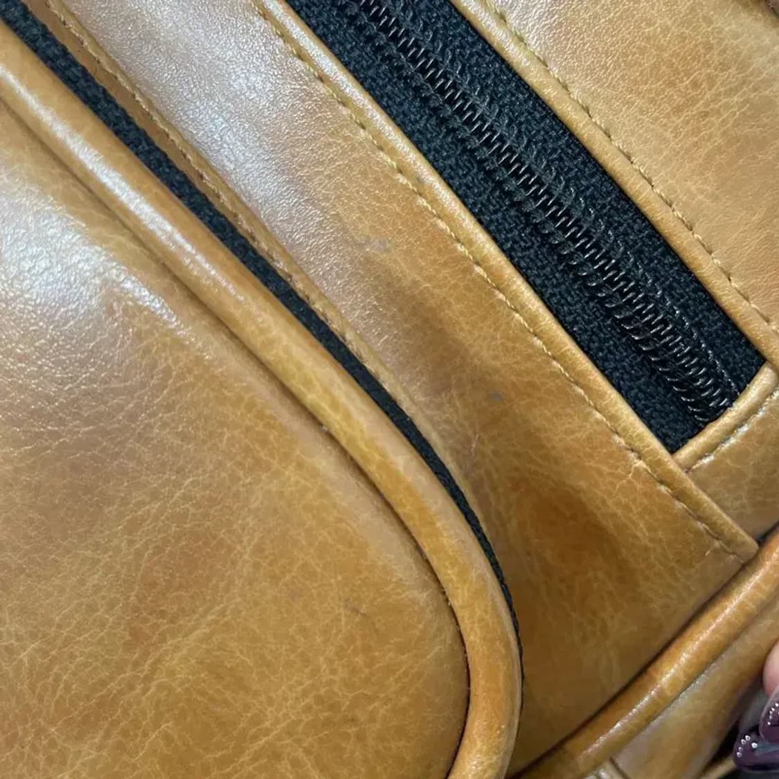 os 90s 아디다스 오리지널스 카멜브라운 트레포일 미니크로스백 상품이미지9