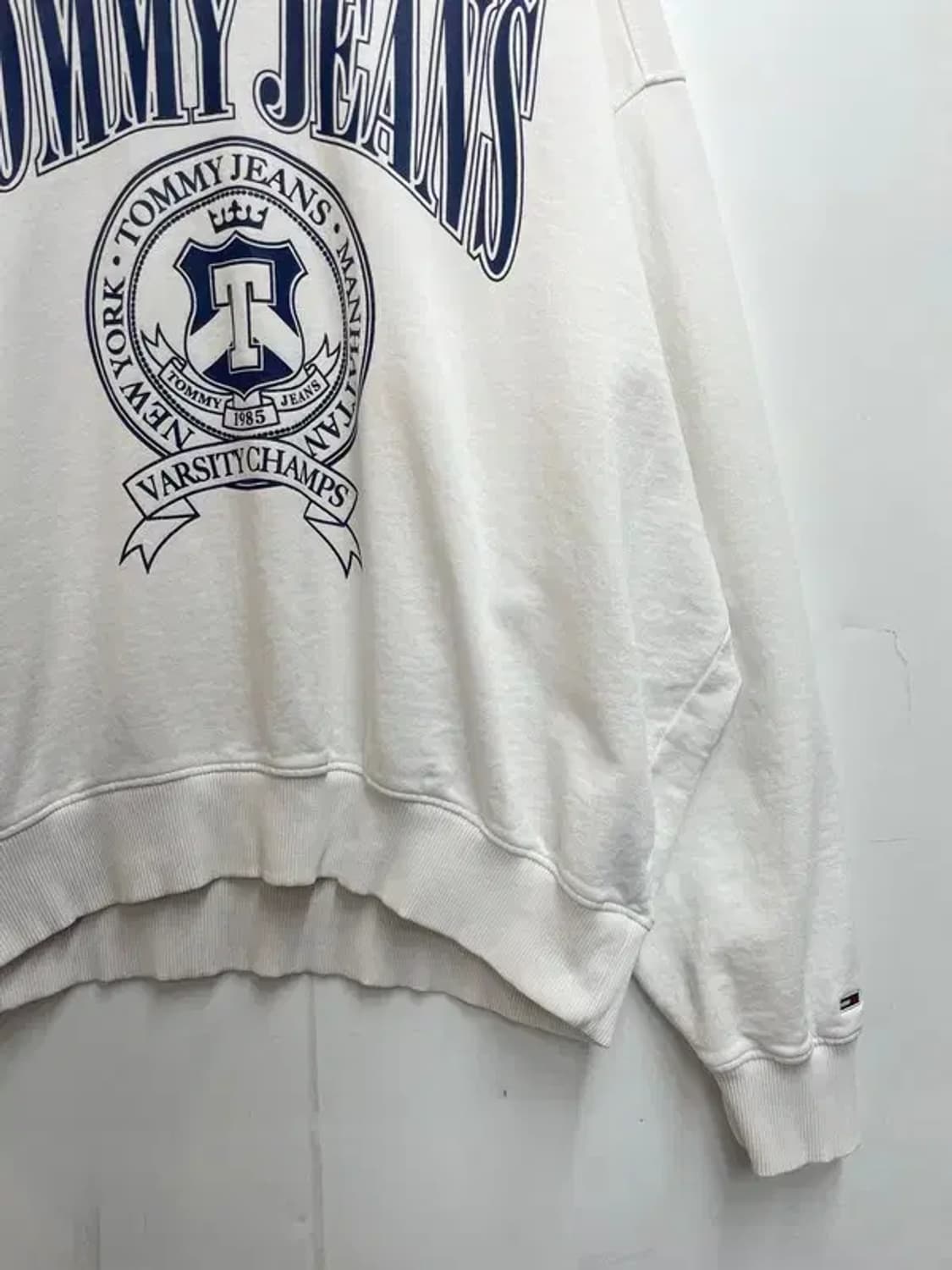 xl 타미 진스 컴포트 바시티 크루넥 티셔츠 상품이미지6