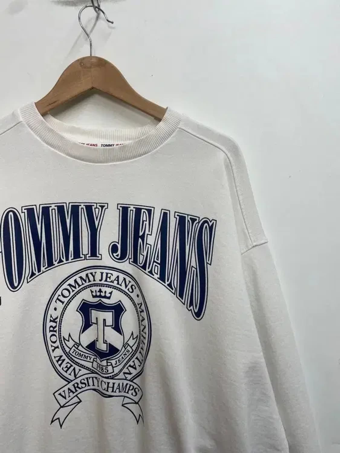 xl 타미 진스 컴포트 바시티 크루넥 티셔츠 상품이미지7