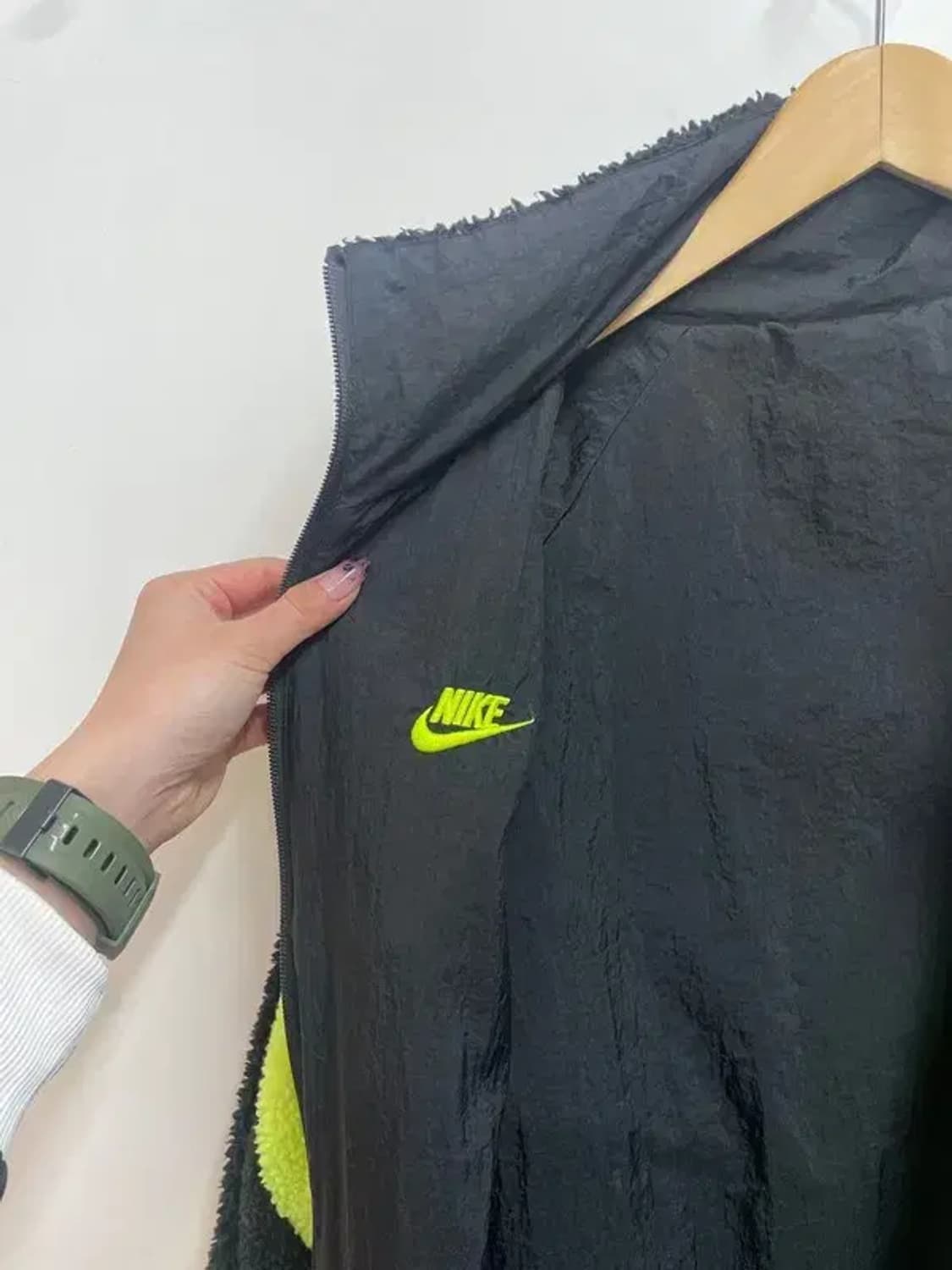 라지 나이키 빅스우시 양면 리버시블 플리스 자켓 상품이미지4