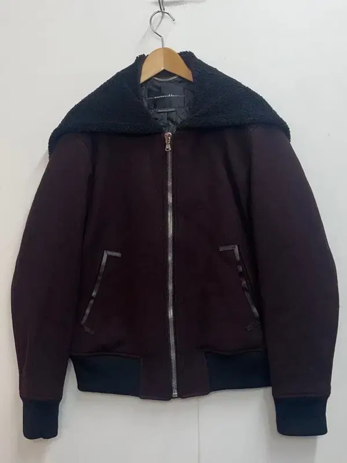 95 커스텀멜로우 오버핏 블랙라벨 울자켓 상품이미지2