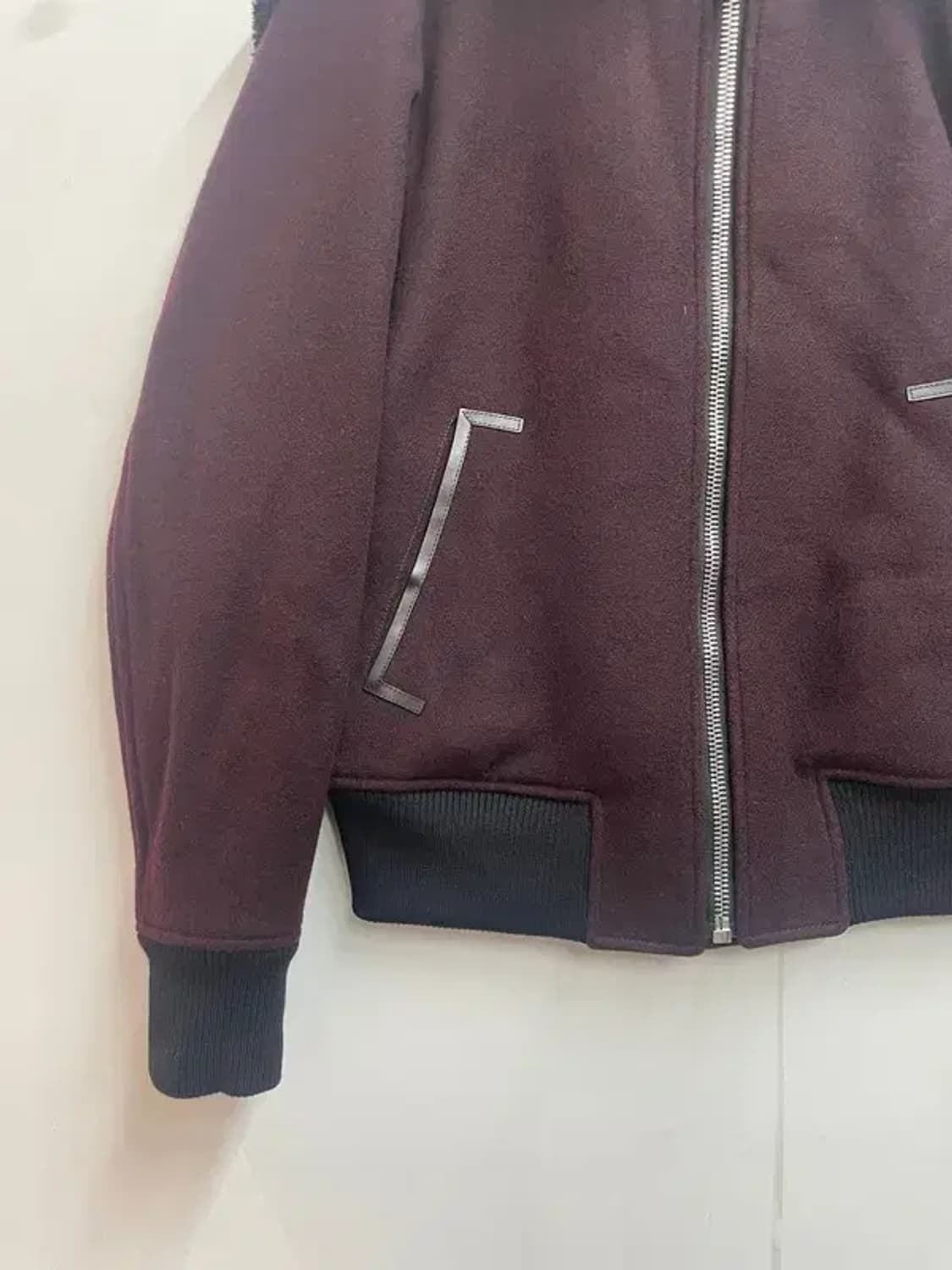 95 커스텀멜로우 오버핏 블랙라벨 울자켓 상품이미지5