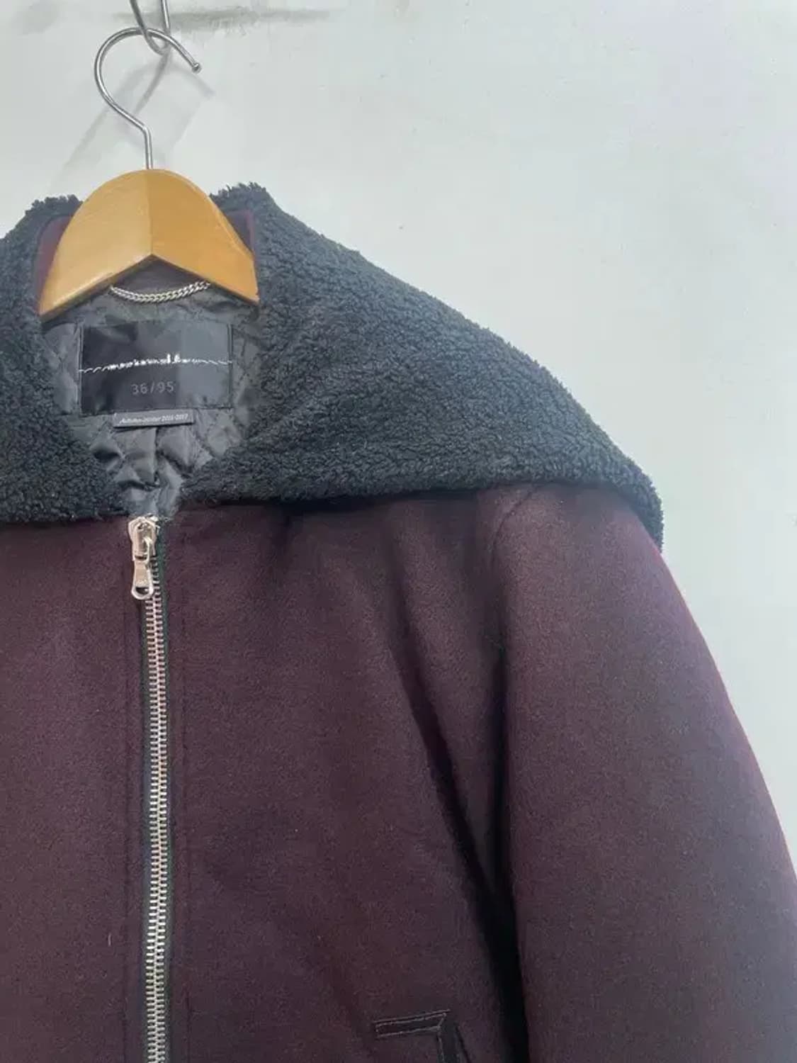 95 커스텀멜로우 오버핏 블랙라벨 울자켓 상품이미지6