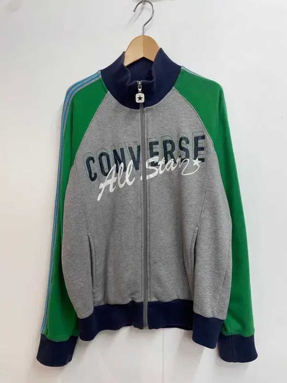 컨버스 올드스쿨 로고 집업 자켓 상품이미지2