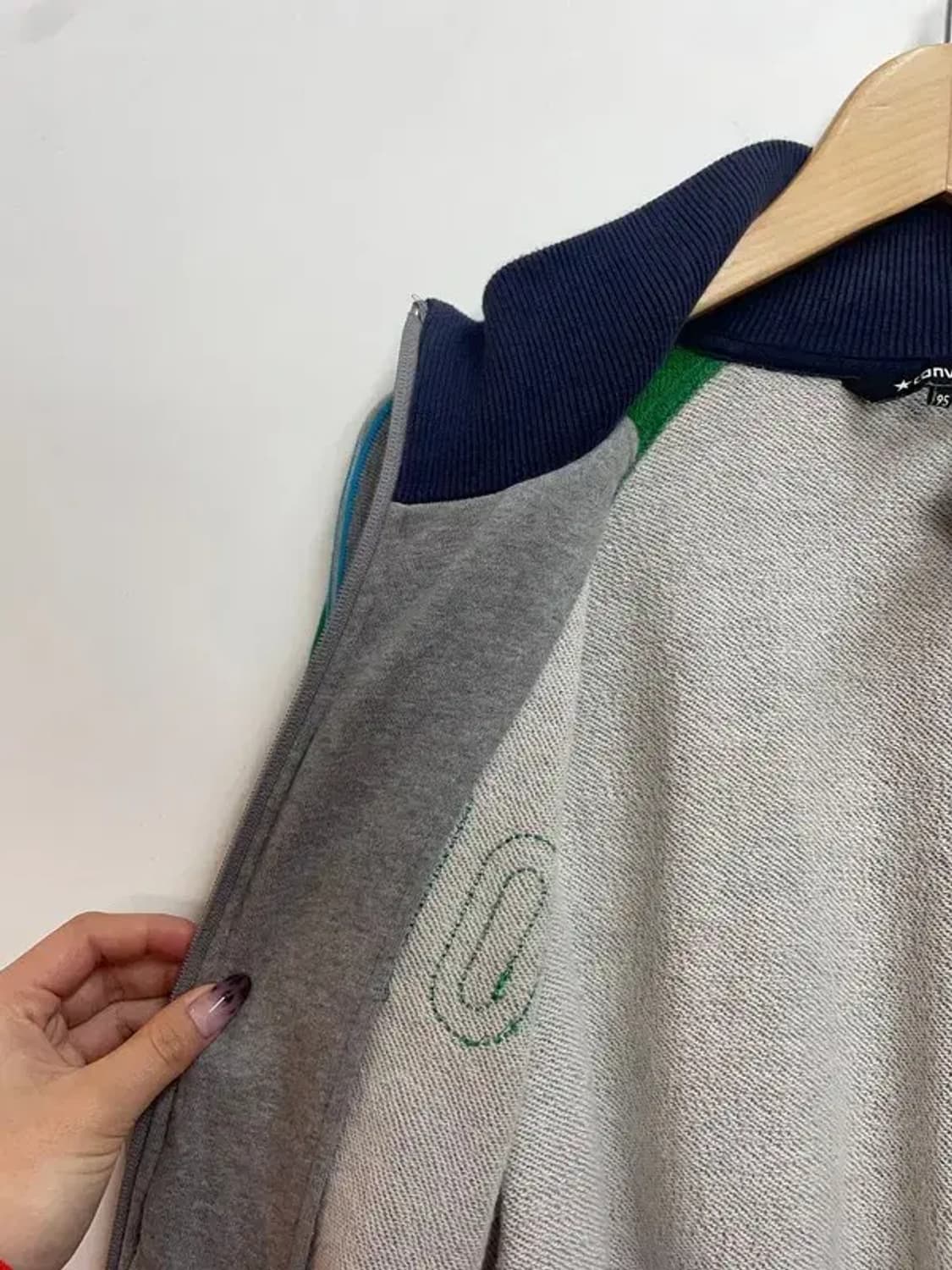 컨버스 올드스쿨 로고 집업 자켓 상품이미지6