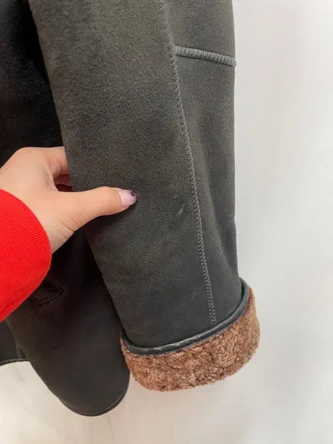 100 플레이보이 콜렉션 올드스쿨 무스탕 자켓 상품이미지6