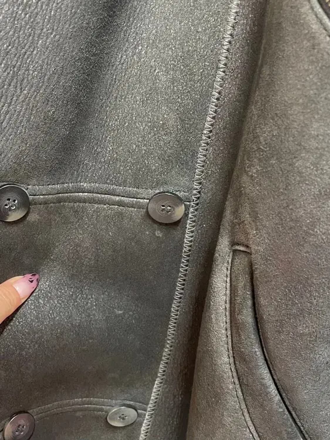 100 플레이보이 콜렉션 올드스쿨 무스탕 자켓 상품이미지7