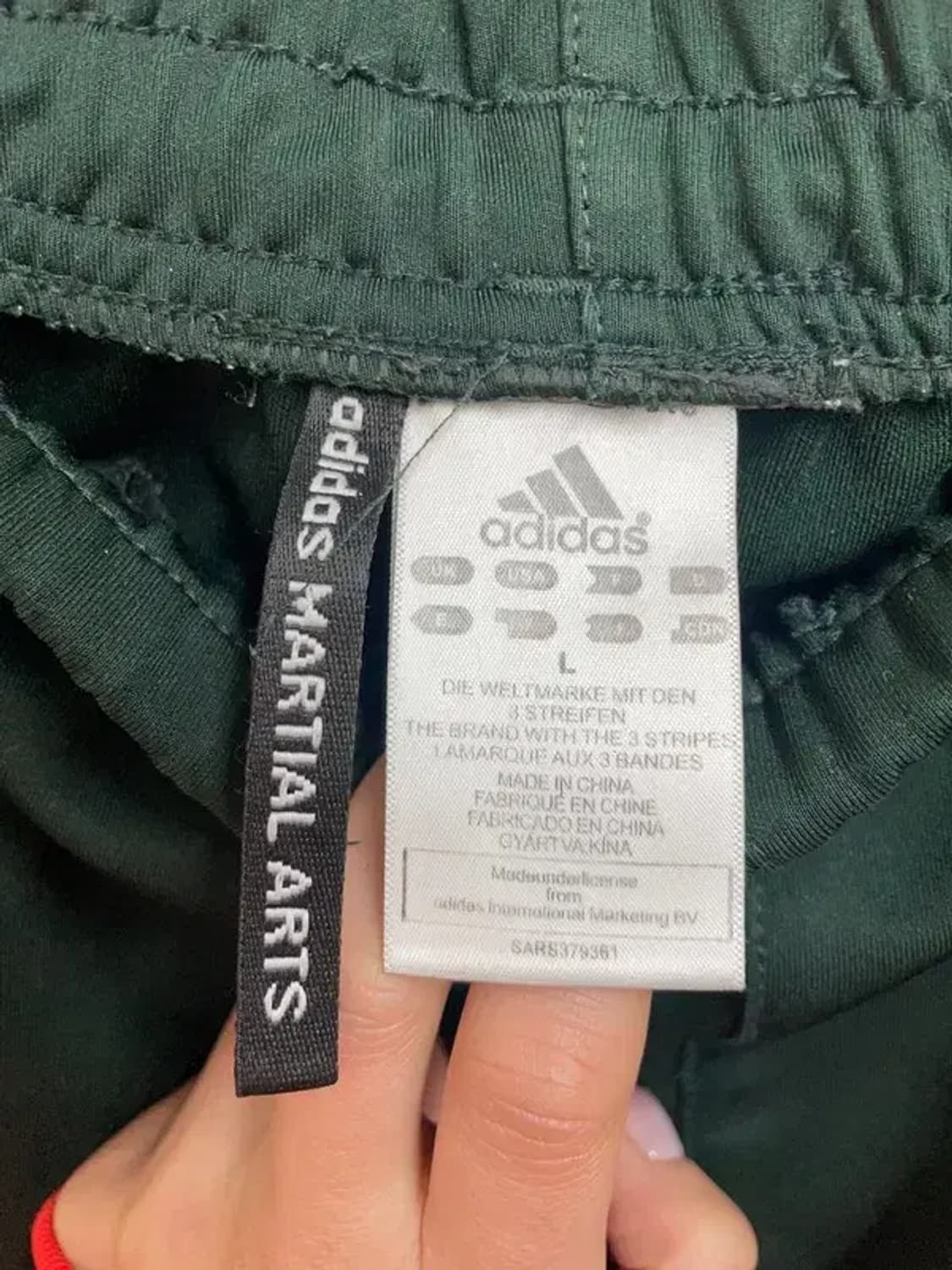 아디다스 마샬아츠 그린 트렉팬츠 상품이미지5