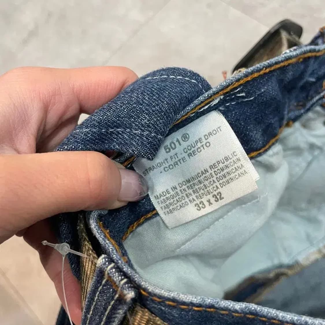 리바이스 501 데님 커스텀 숄더백 가방 상품이미지3