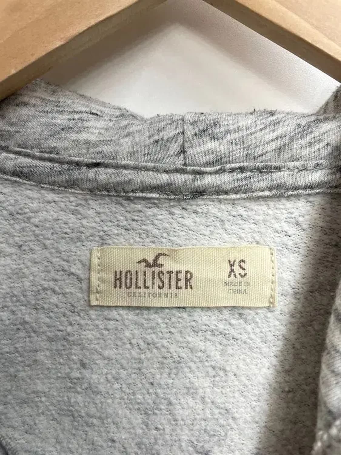 xs 홀리스터 로고 오버핏 후드 집업 후디 상품이미지5
