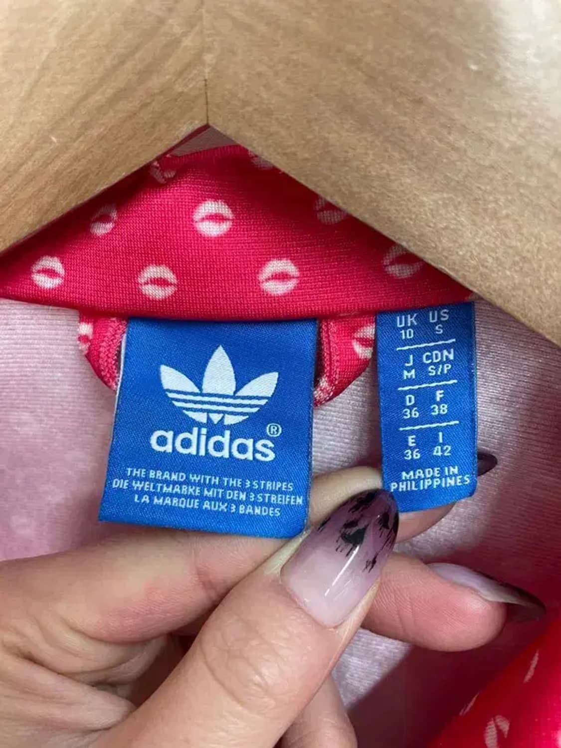 스몰 아디다스 오리지널스 키스마크 삼선져지 상품이미지5