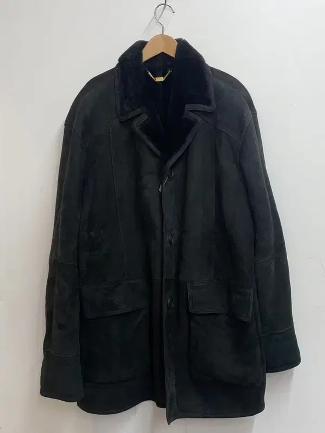 105 00s 윈디클럽 블랙 스웨이드 무스탕 자켓 상품이미지2