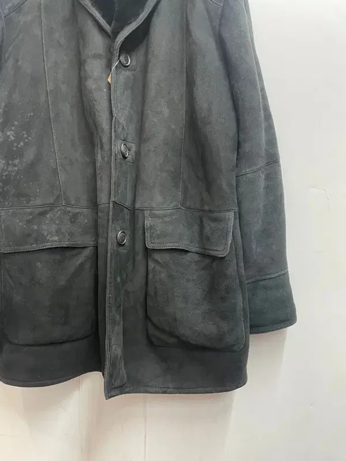 105 00s 윈디클럽 블랙 스웨이드 무스탕 자켓 상품이미지3