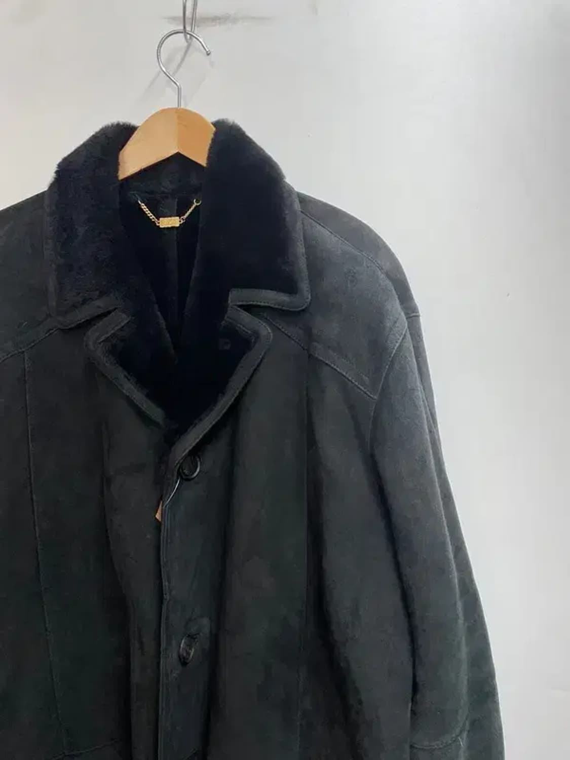 105 00s 윈디클럽 블랙 스웨이드 무스탕 자켓 상품이미지4