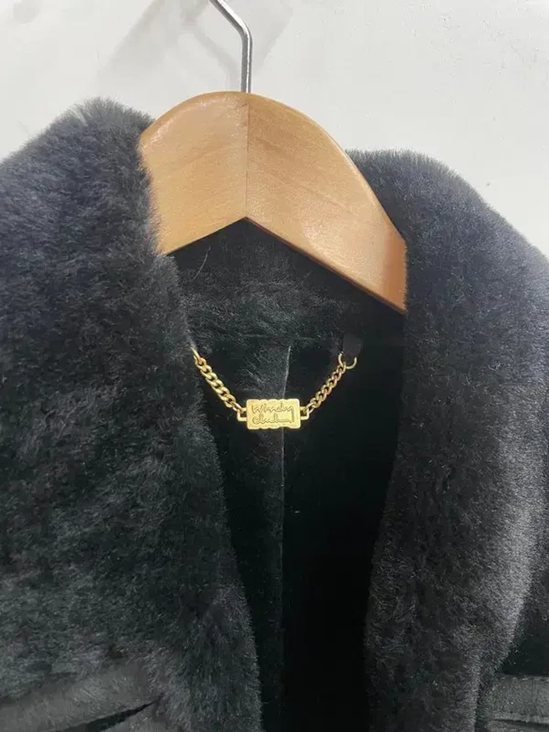 105 00s 윈디클럽 블랙 스웨이드 무스탕 자켓 상품이미지6