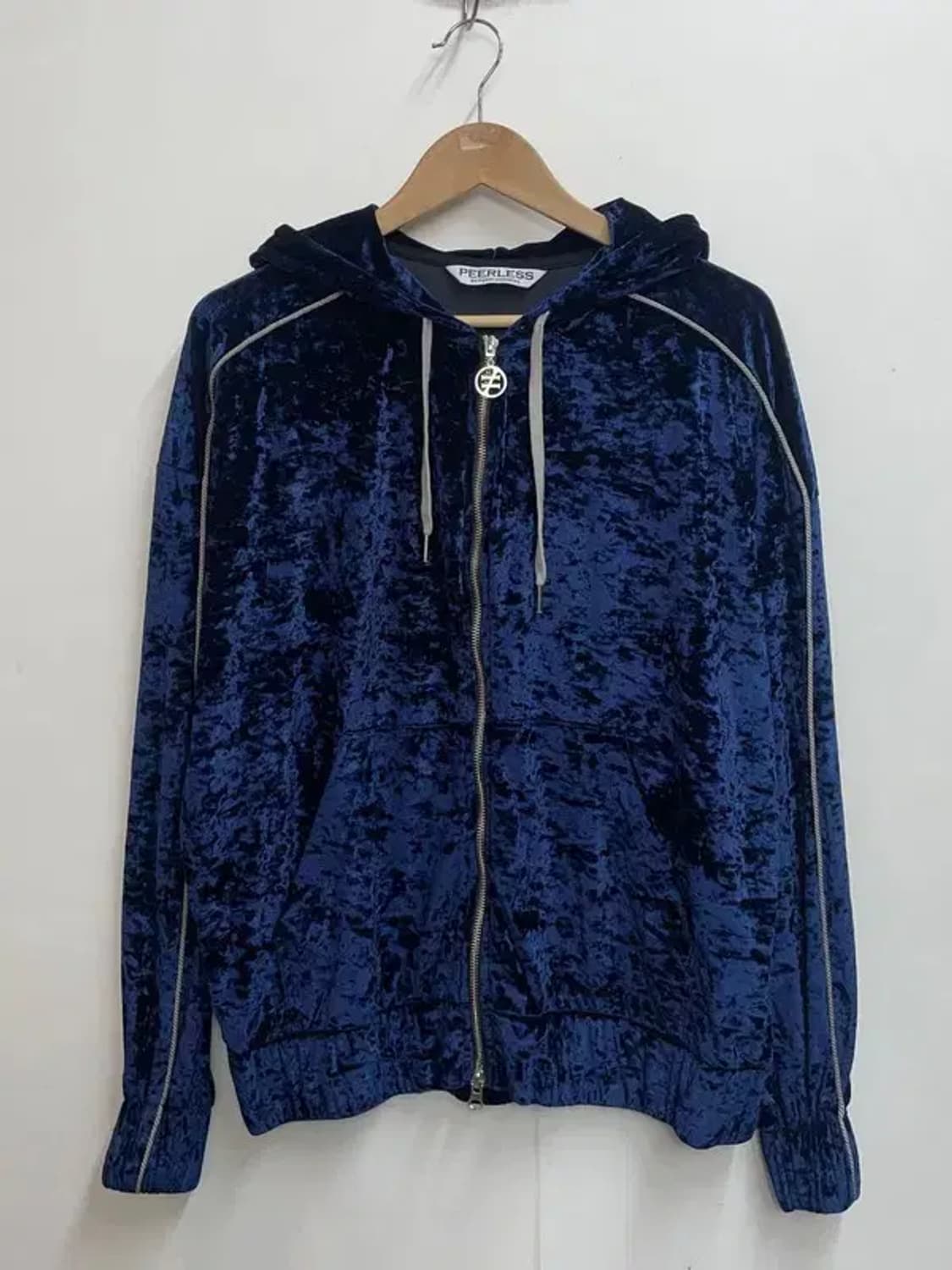 피어리스니스슈가레이 후디 집업 네이비 벨벳 상품이미지2