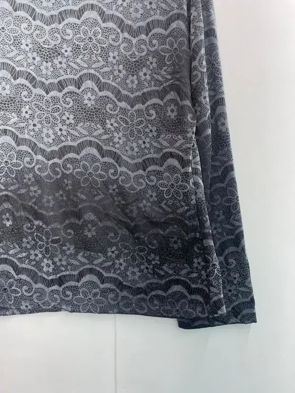 M-L 빈틴지 JAN  그레이 터틀넥 플리스 스웨트셔츠 상품이미지3